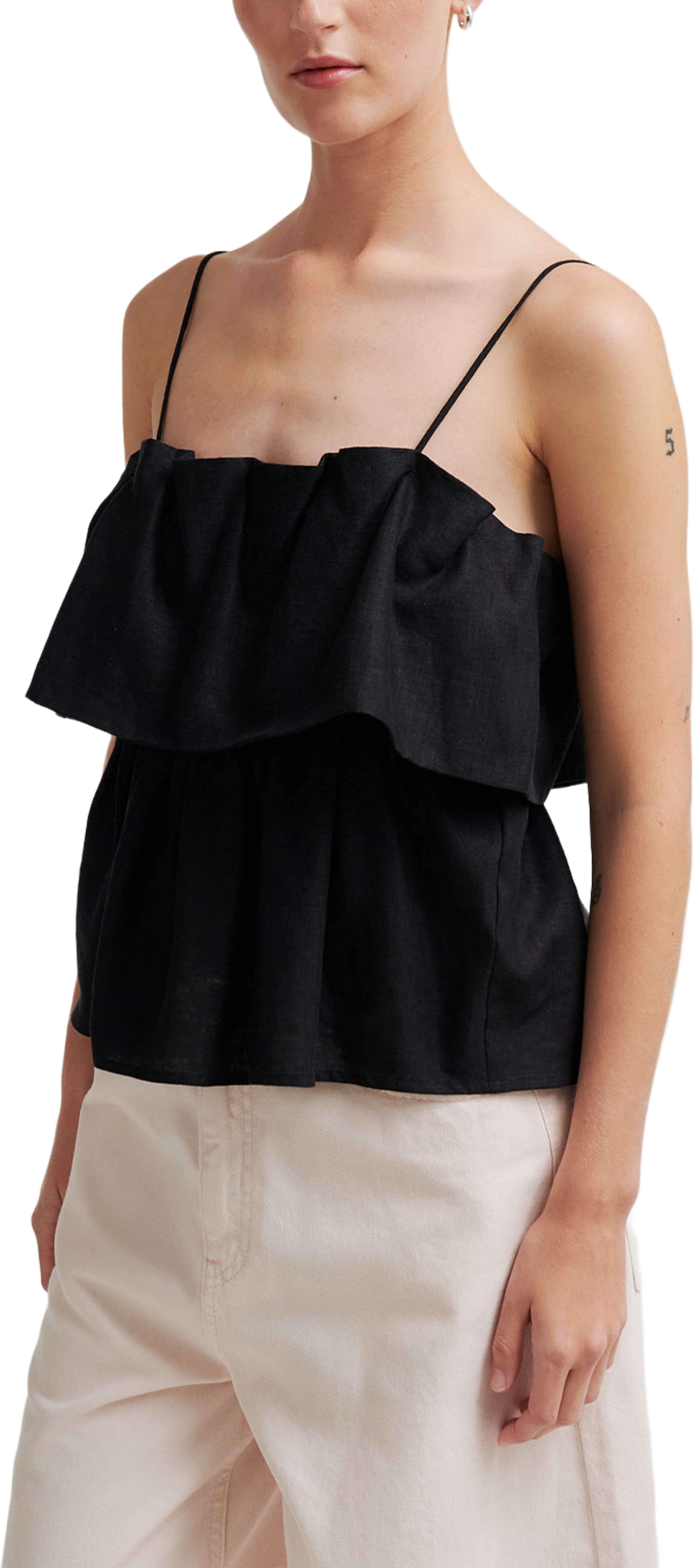 Aie Top, från Second Female, i färgen Black. Klicka för att öppna bilden i stort format