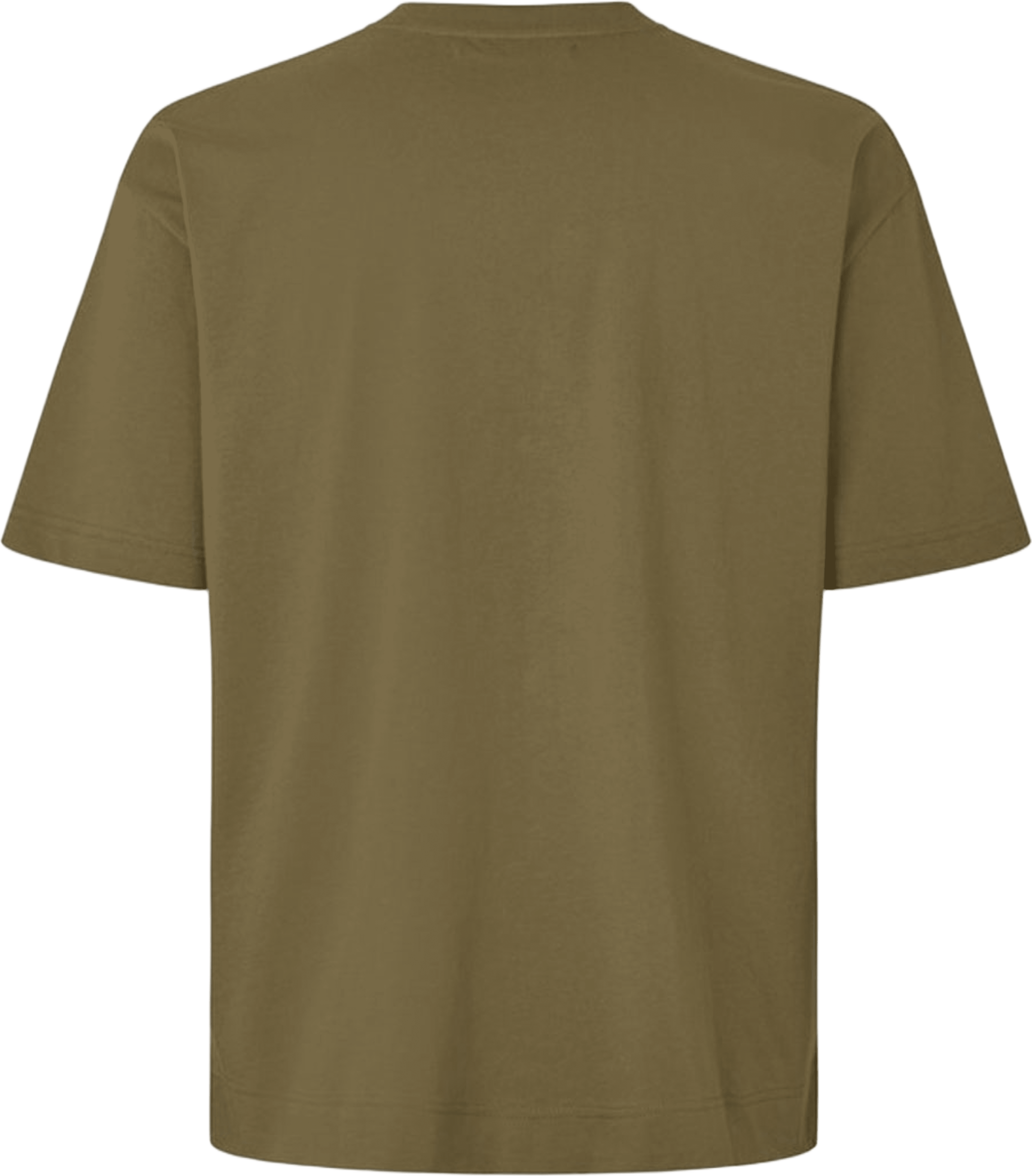 Joel t-shirt 11415, från SAMSOE SAMSOE, i färgen Burnt Olive. Klicka för att öppna bilden i stort format