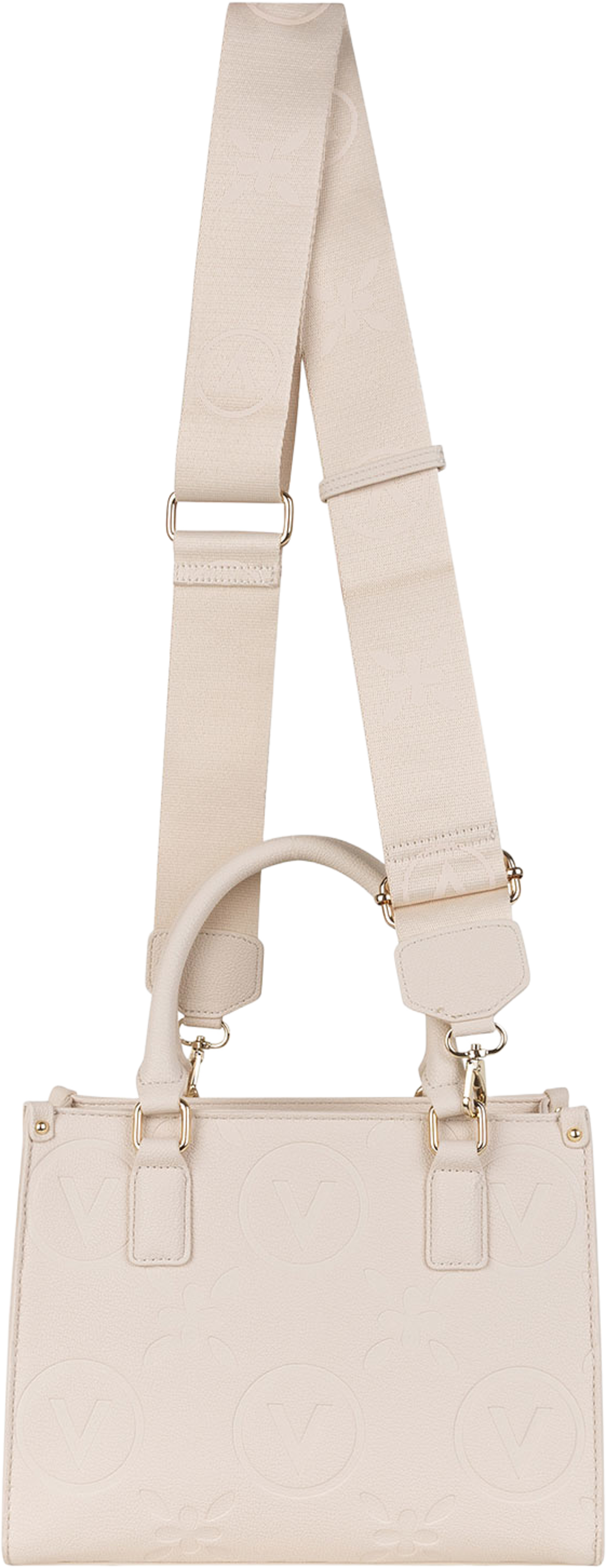 SAMBA RE VBS8ZG04, från Valentino Bags, i färgen Ecru. Klicka för att öppna bilden i stort format