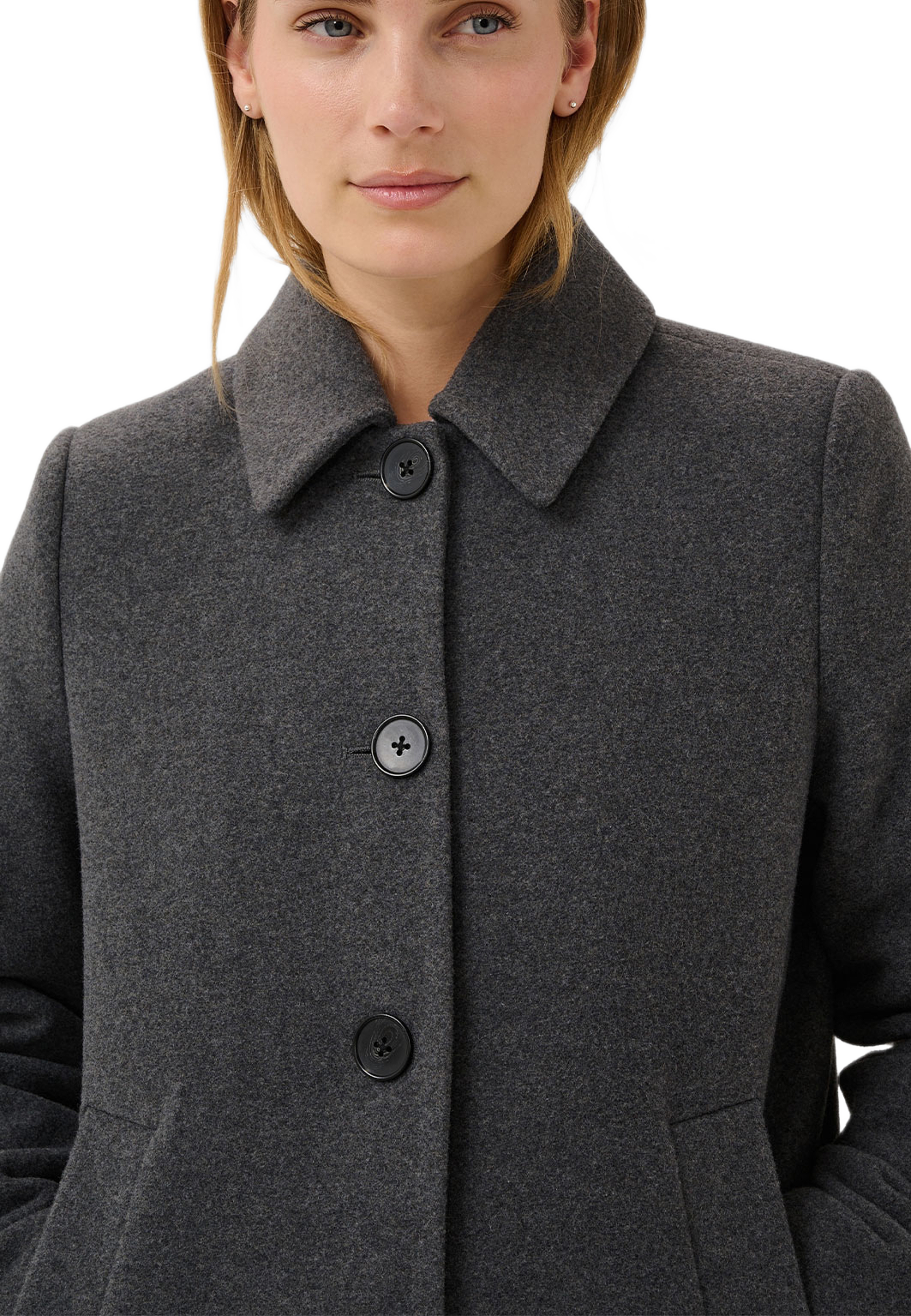 Kamillas OTW Jacket, från Part Two, i färgen Medium Grey Melange. Klicka för att öppna bilden i stort format