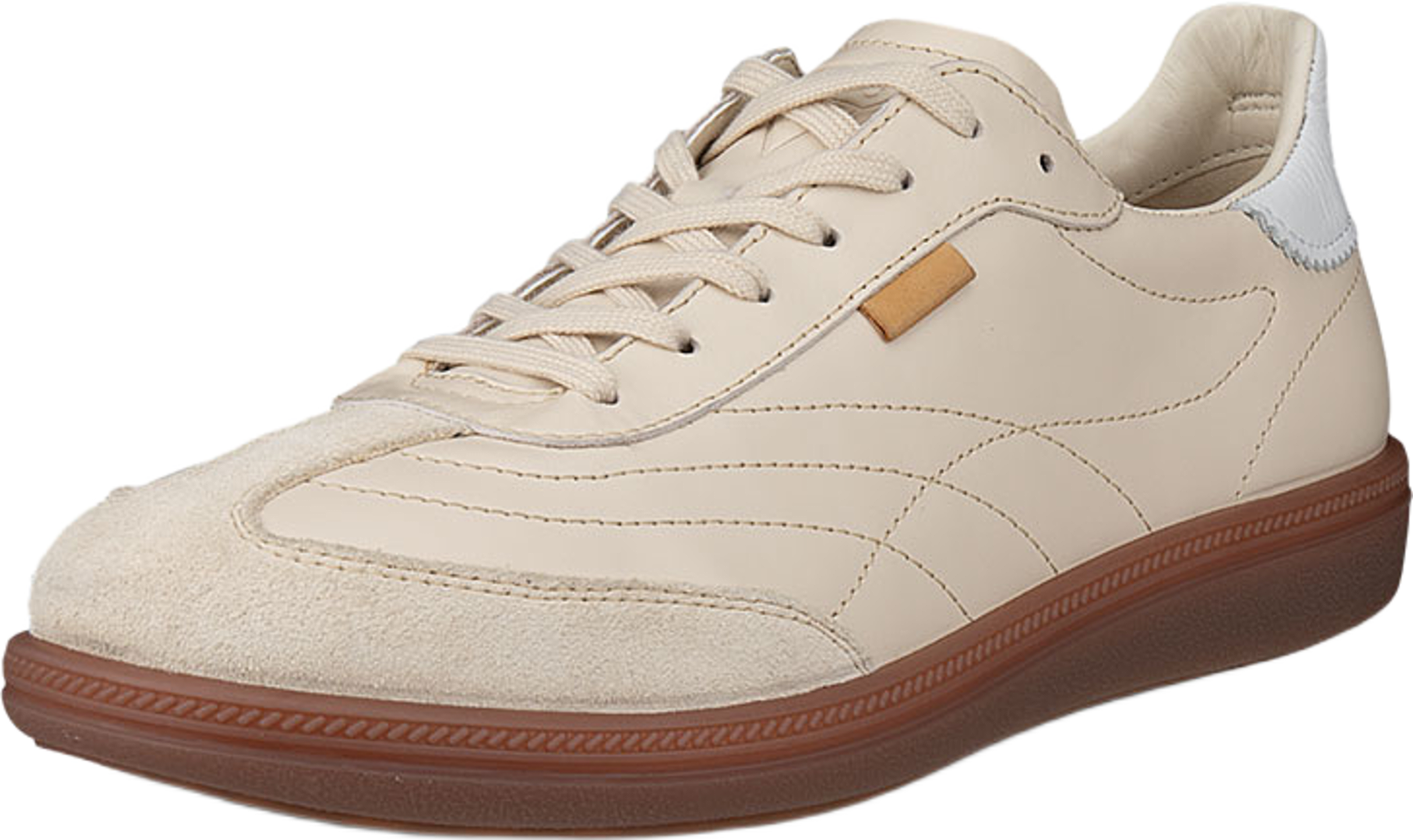 Soft 11 W, från ECCO, i färgen Limestone/Limestone/Bright White. Klicka för att öppna bilden i stort format