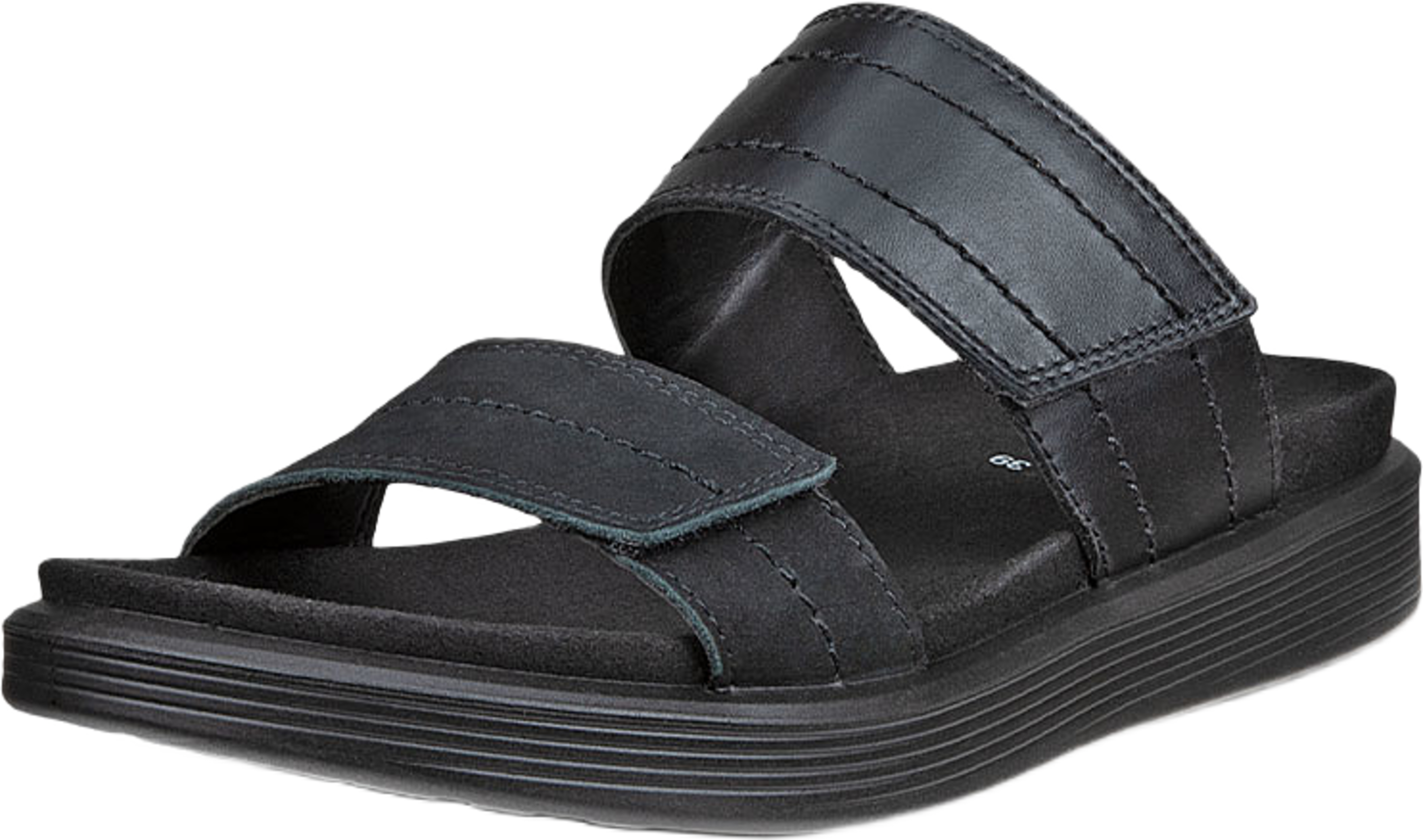 Soft Sandal W, från ECCO, i färgen Black/Black. Klicka för att öppna bilden i stort format