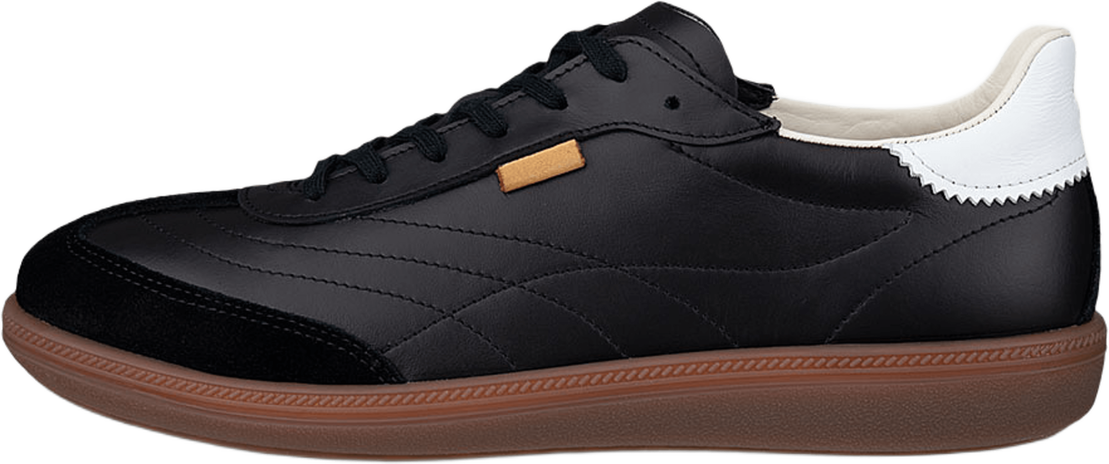 Soft 11 W, från ECCO, i färgen Black/Black/Bright White. Klicka för att öppna bilden i stort format