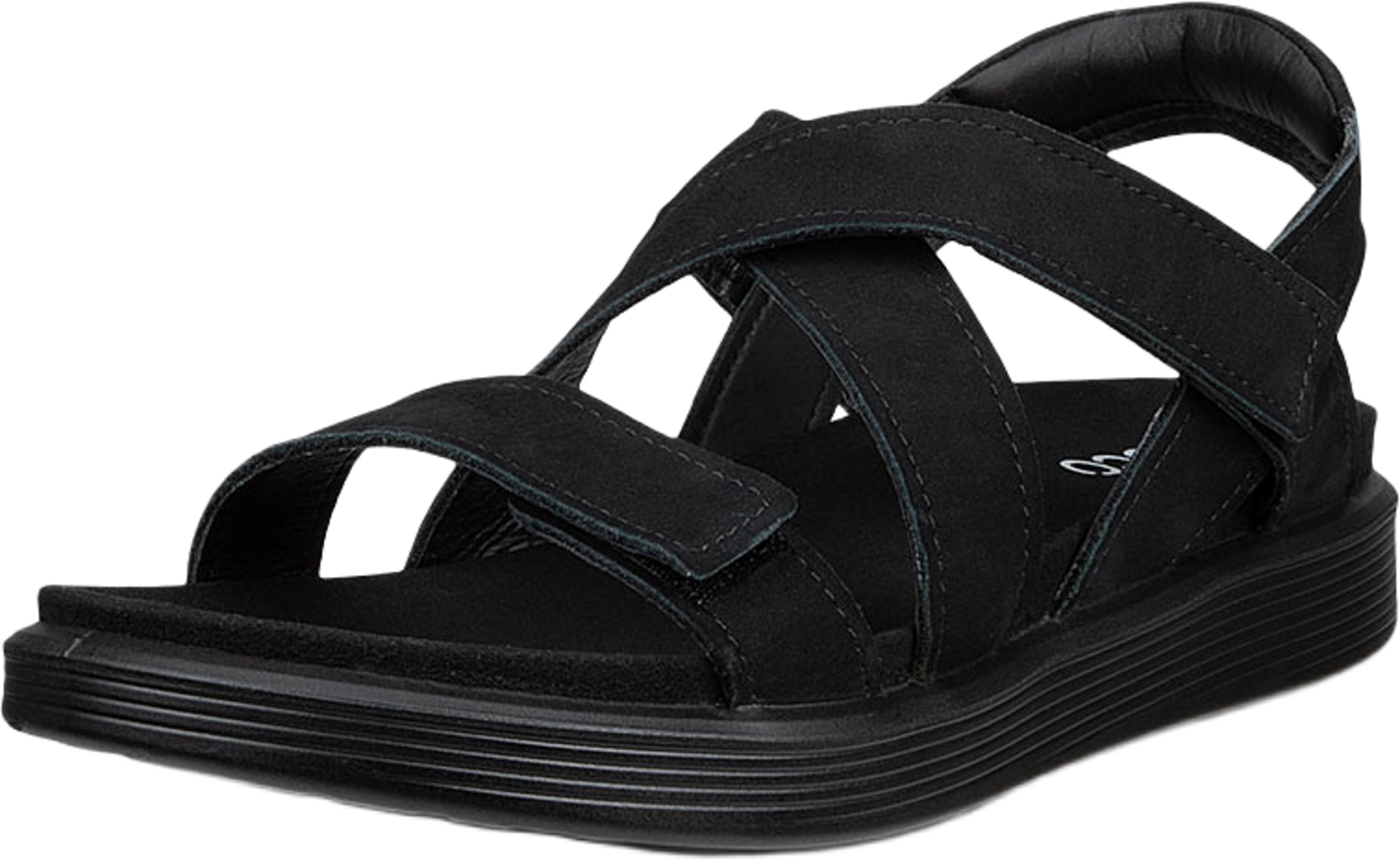 Soft Sandal W, från ECCO, i färgen Black. Klicka för att öppna bilden i stort format