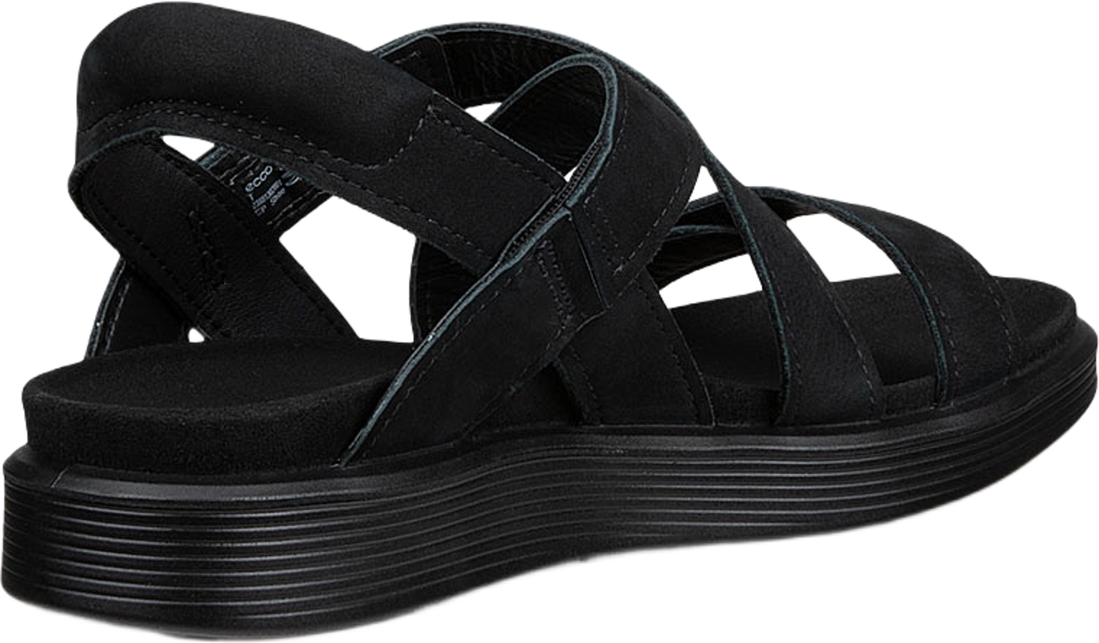 Soft Sandal W, från ECCO, i färgen Black. Klicka för att öppna bilden i stort format