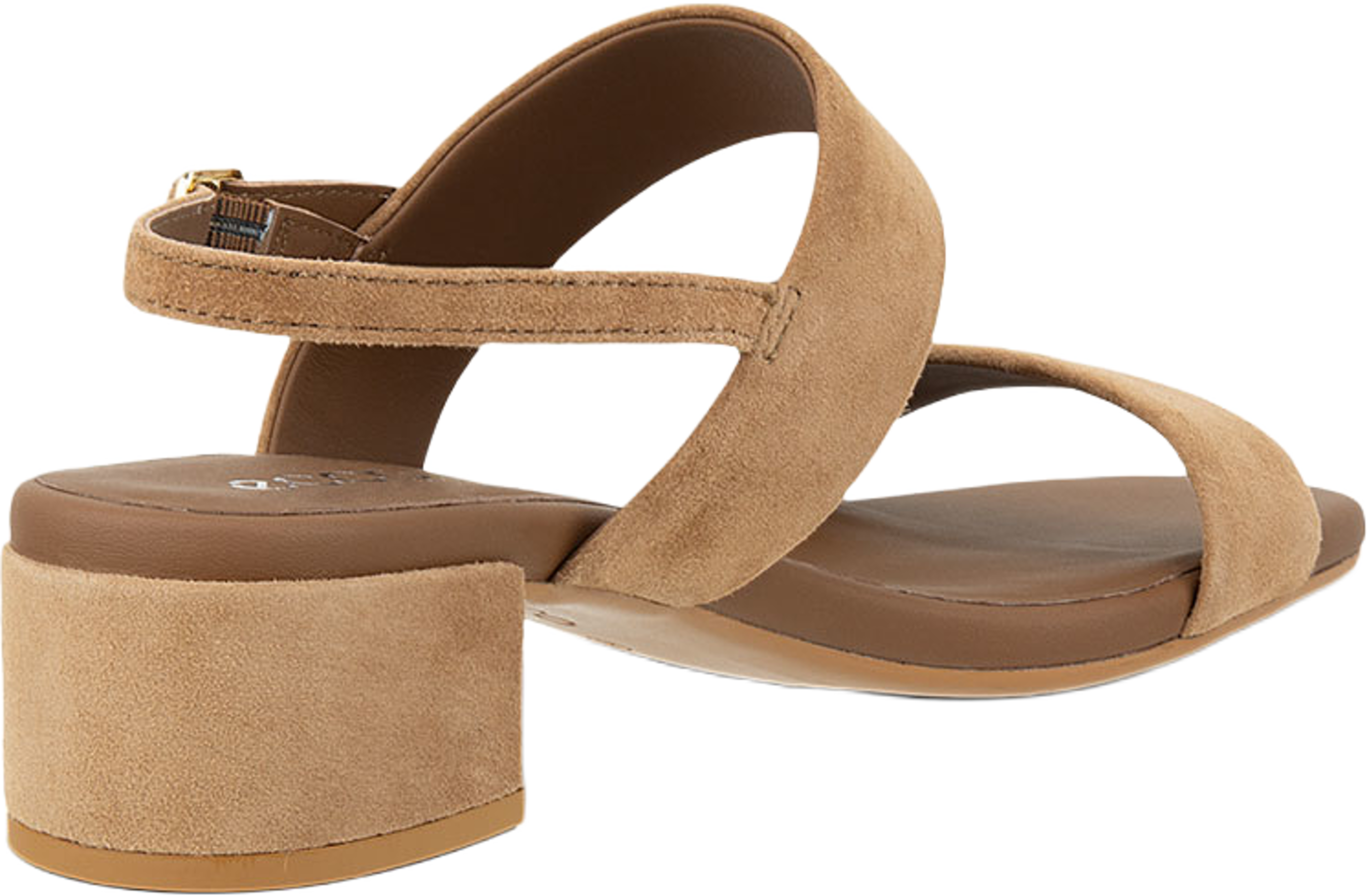 Liva Sandal 35, från ECCO, i färgen Camel. Klicka för att öppna bilden i stort format