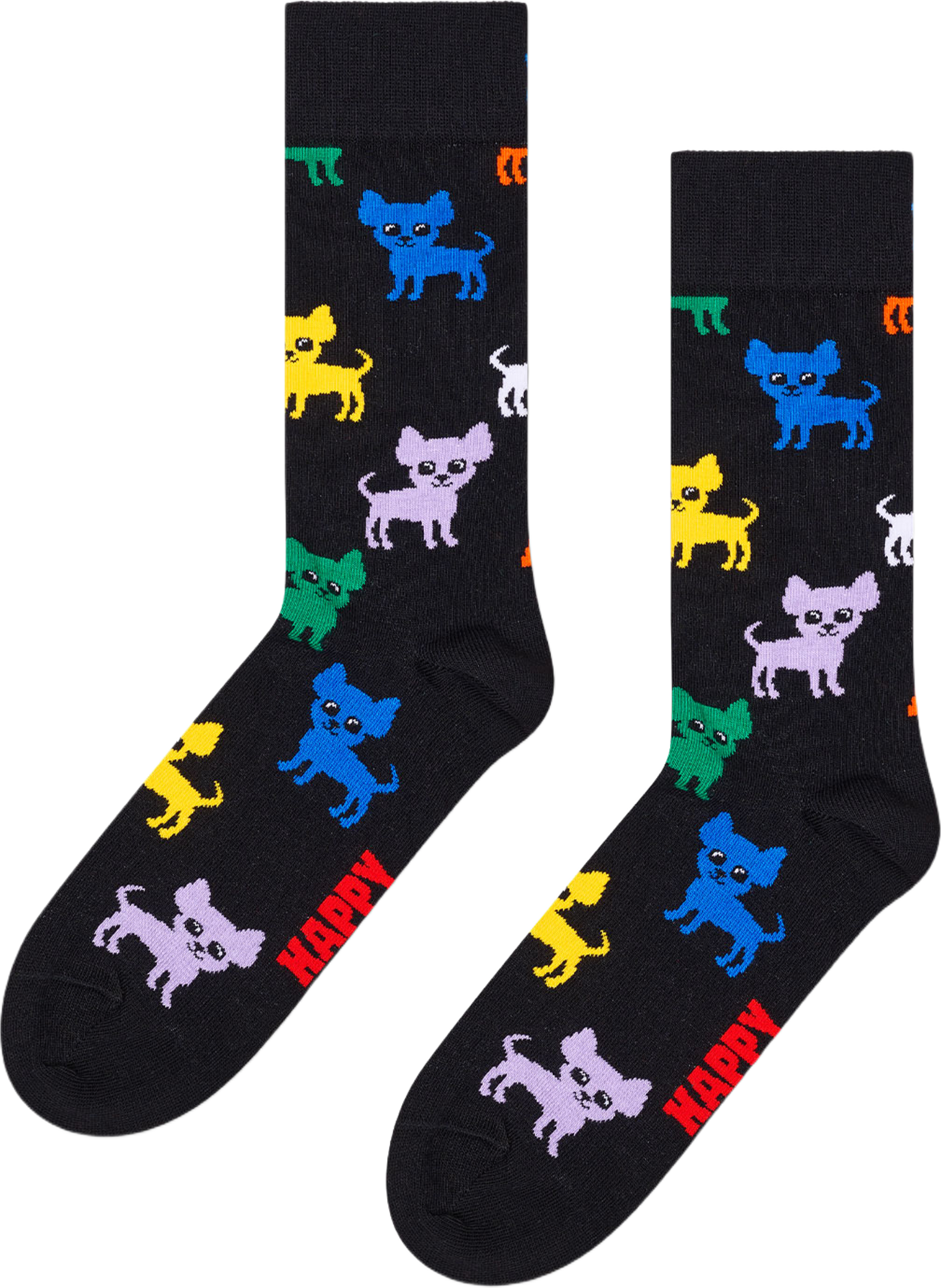 Chihuahua Sock, från Happy Socks, i färgen Black. Klicka för att öppna bilden i stort format
