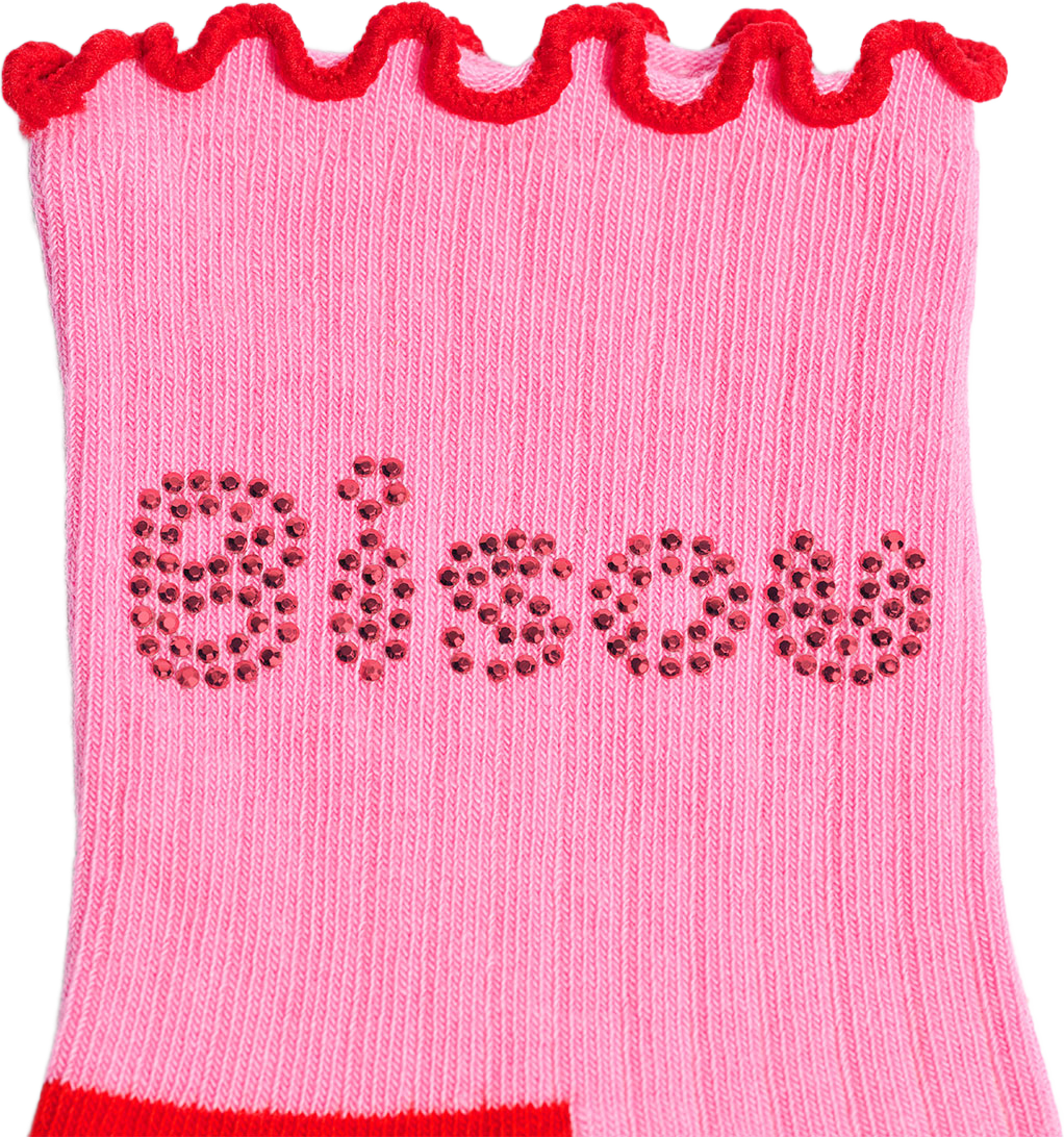Bisou Mini Crew Sock, från Happy Socks, i färgen Pink. Klicka för att öppna bilden i stort format