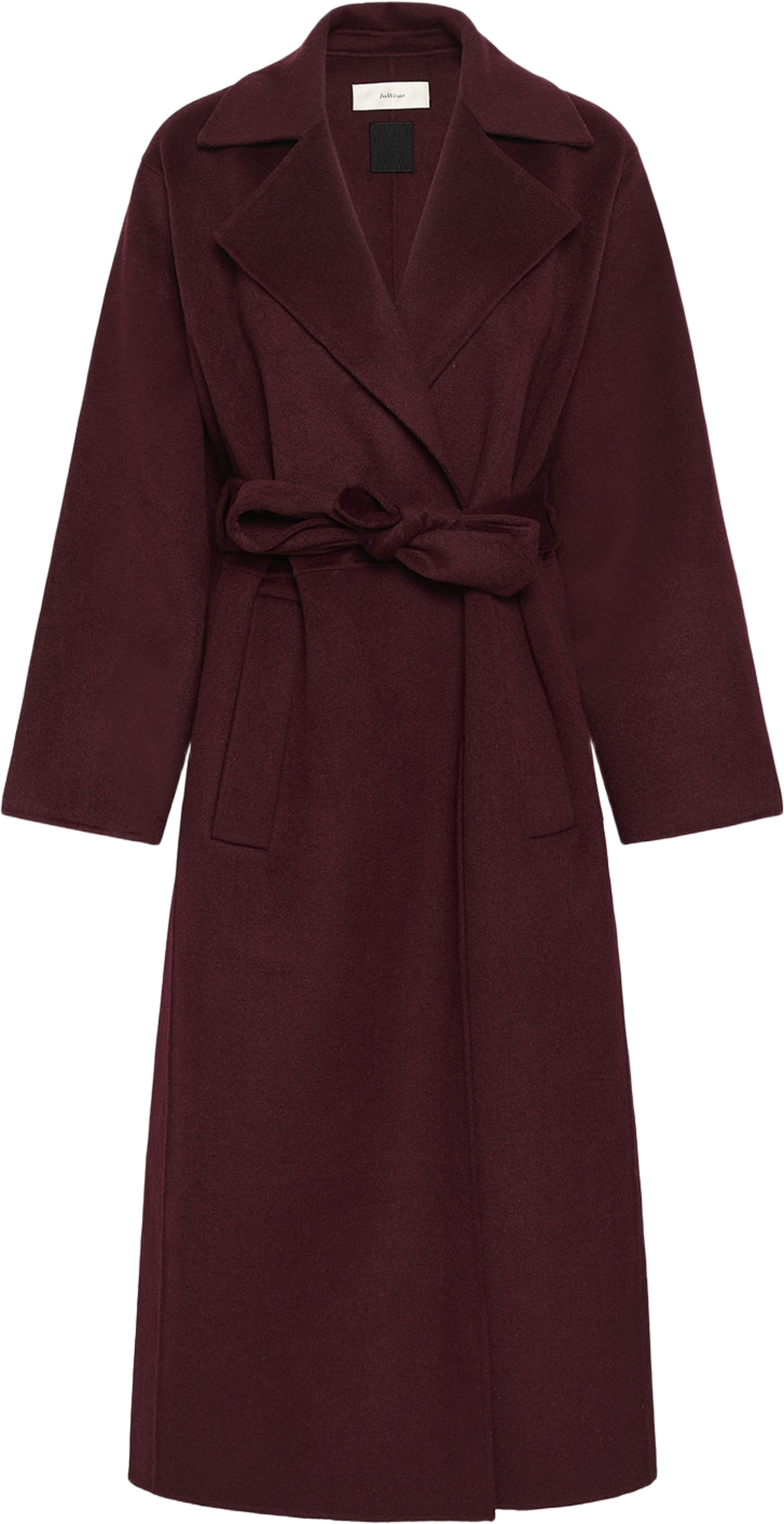 ZillaIW Long Coat, från Inwear, i färgen Zinfandel. Klicka för att öppna bilden i stort format