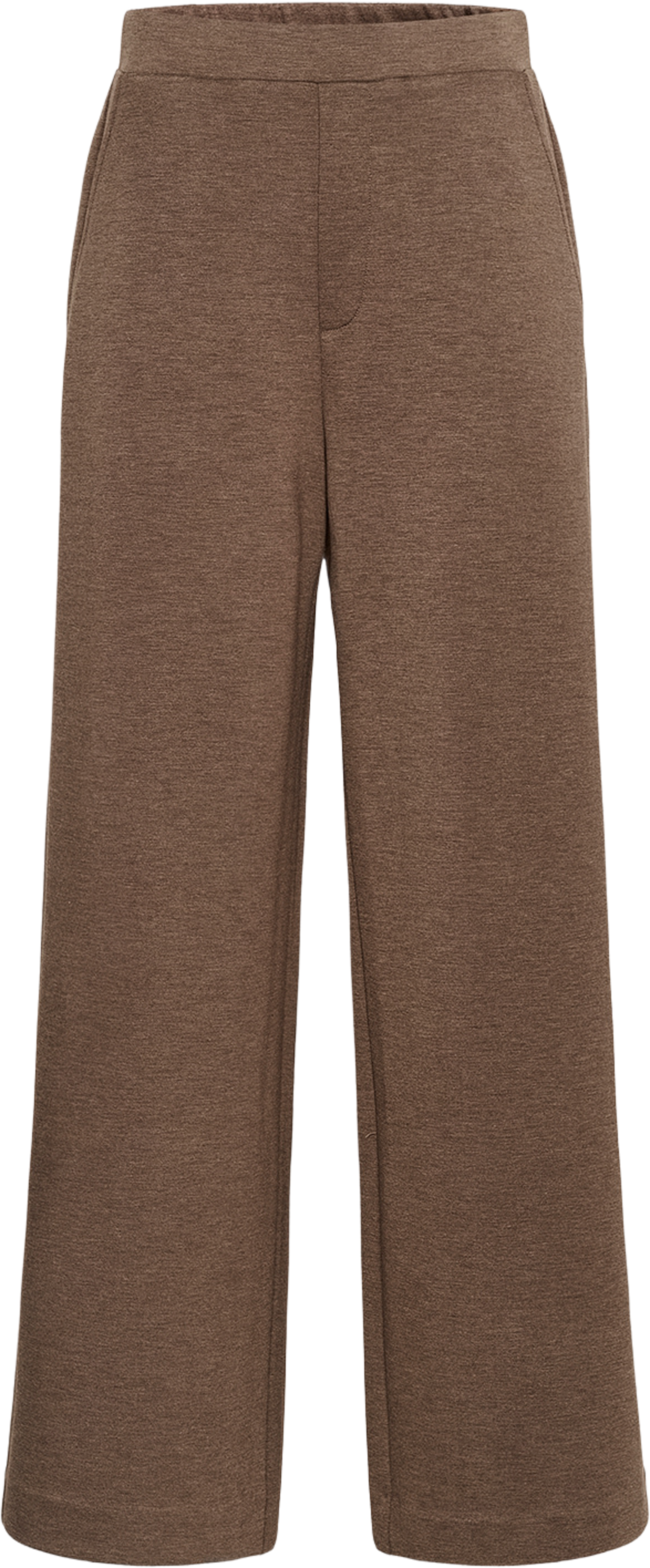 GincetteIW Melange Pants, från Inwear, i färgen Coffee Quartz Melange. Klicka för att öppna bilden i stort format