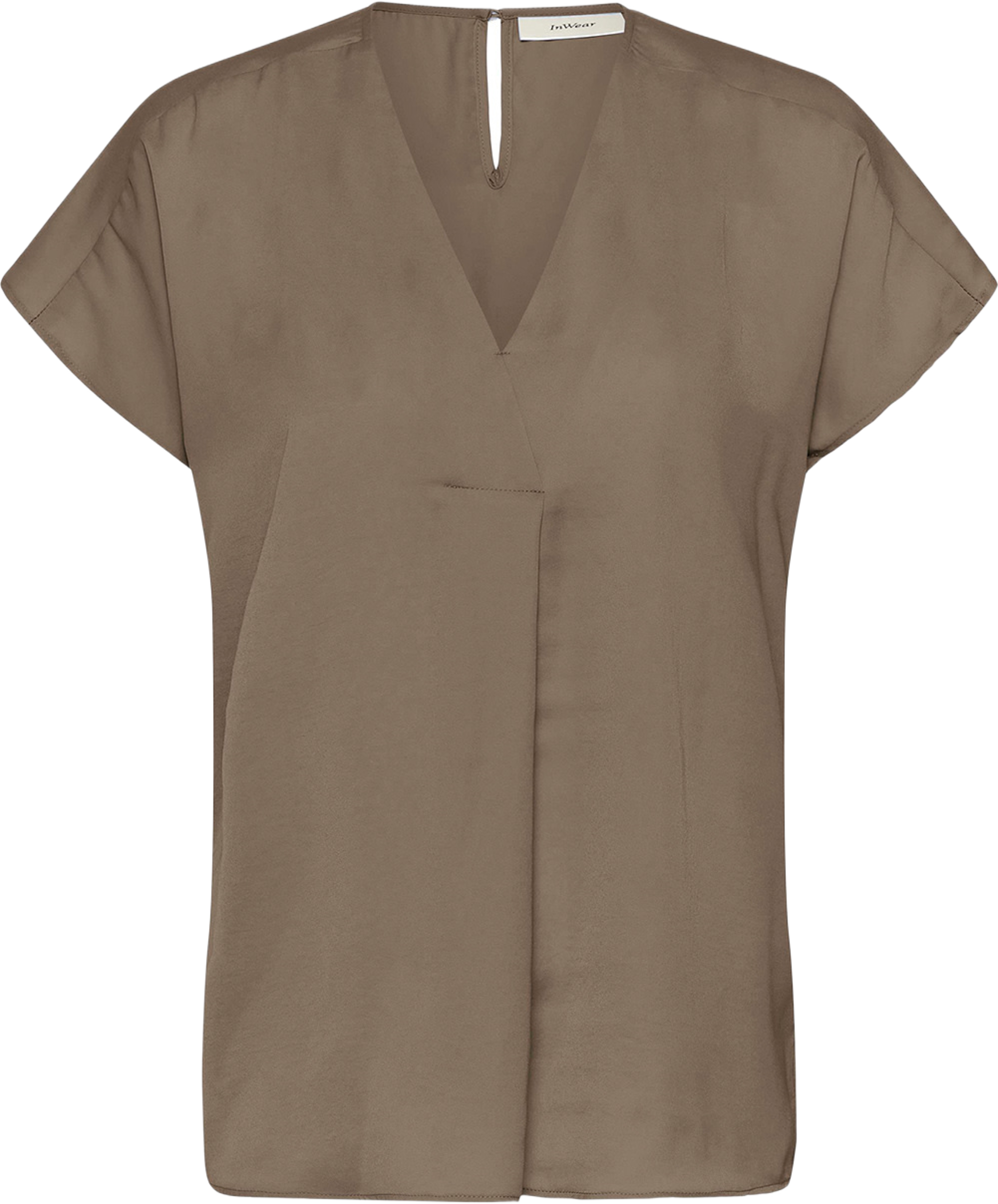 RindaIW Top, från Inwear, i färgen Coffee Quartz. Klicka för att öppna bilden i stort format