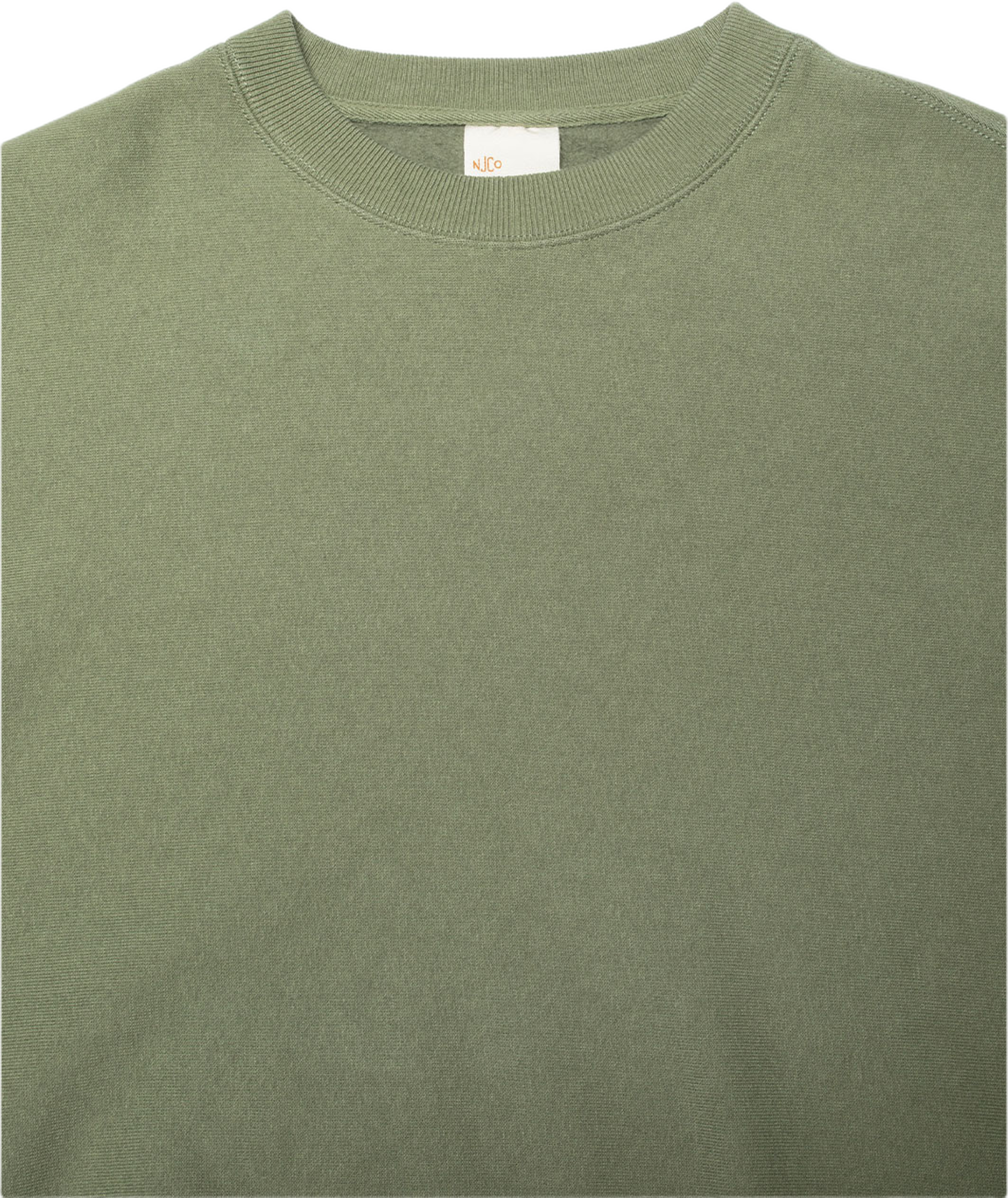 Hasse Crew Neck Sweatshirt, från Nudie Jeans, i färgen Green. Klicka för att öppna bilden i stort format