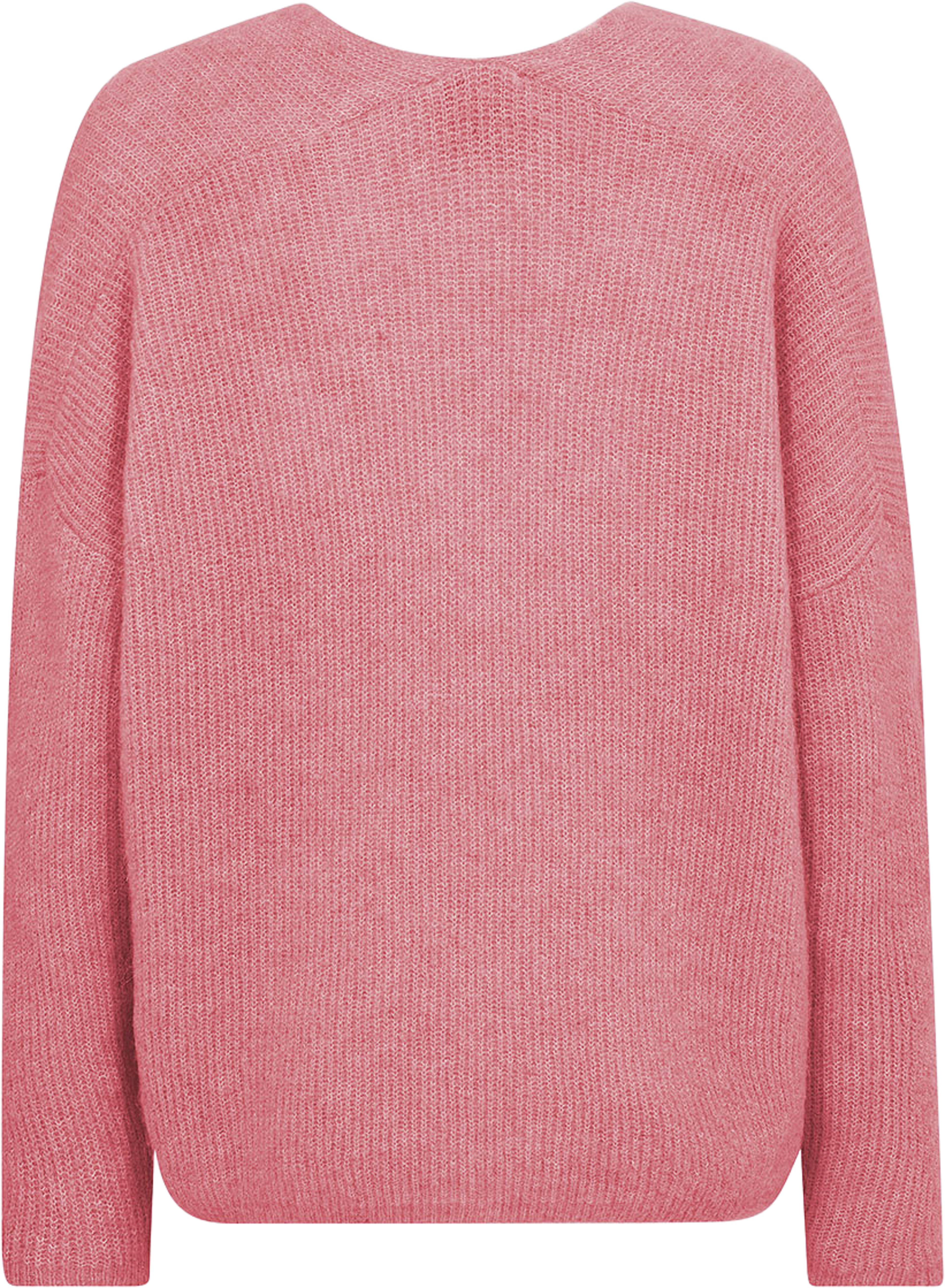 Thora V-Neck Knit, från Mos Mosh, i färgen Dusty Rose. Klicka för att öppna bilden i stort format