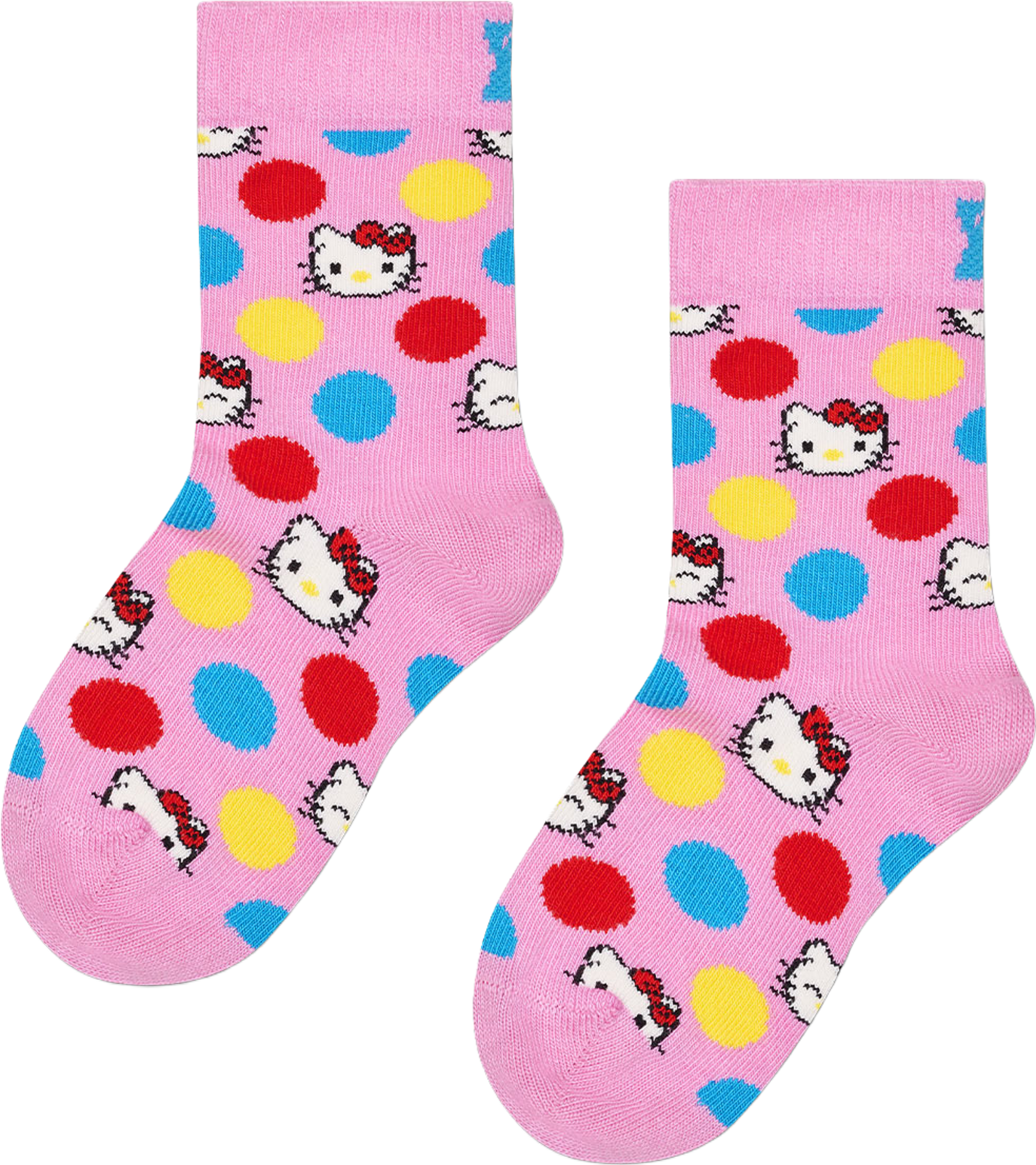 Kids Hello Kitty Big Dot Sock, från Happy Socks, i färgen Pink. Klicka för att öppna bilden i stort format