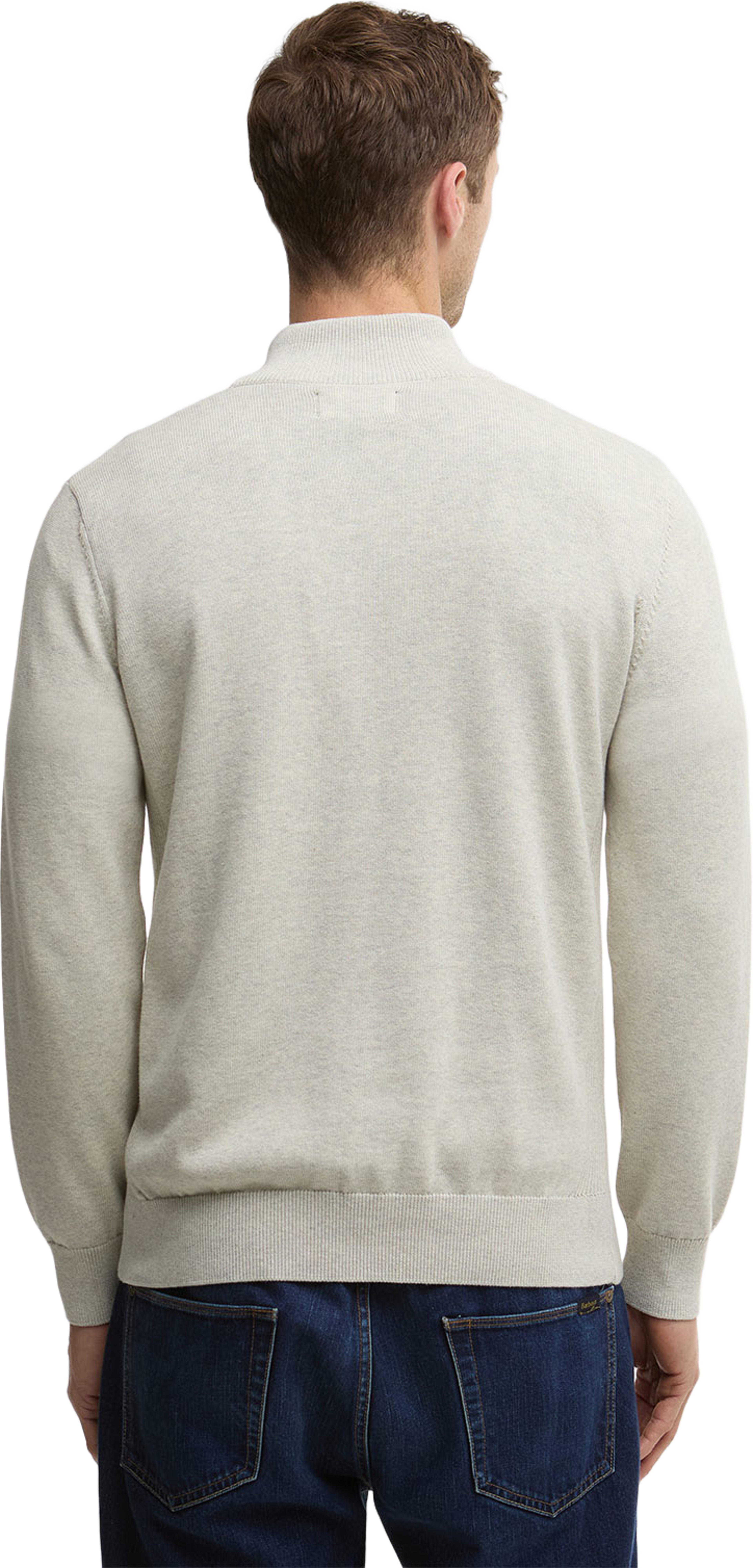 Half Zip Knitted Jumper, från Barbour, i färgen Neutral. Klicka för att öppna bilden i stort format