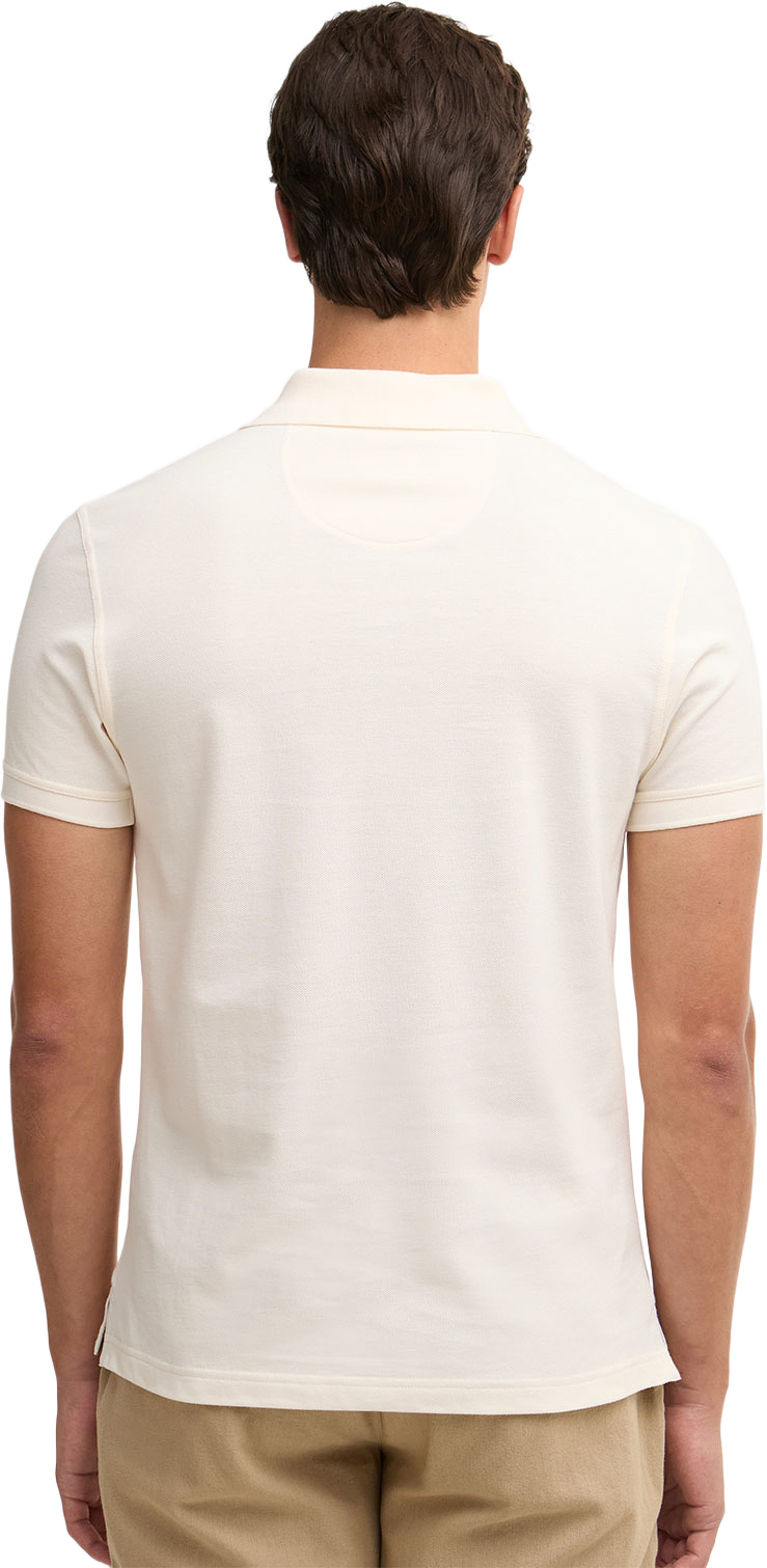 Tartan Pique Polo, från Barbour, i färgen Whisper White/C. Klicka för att öppna bilden i stort format