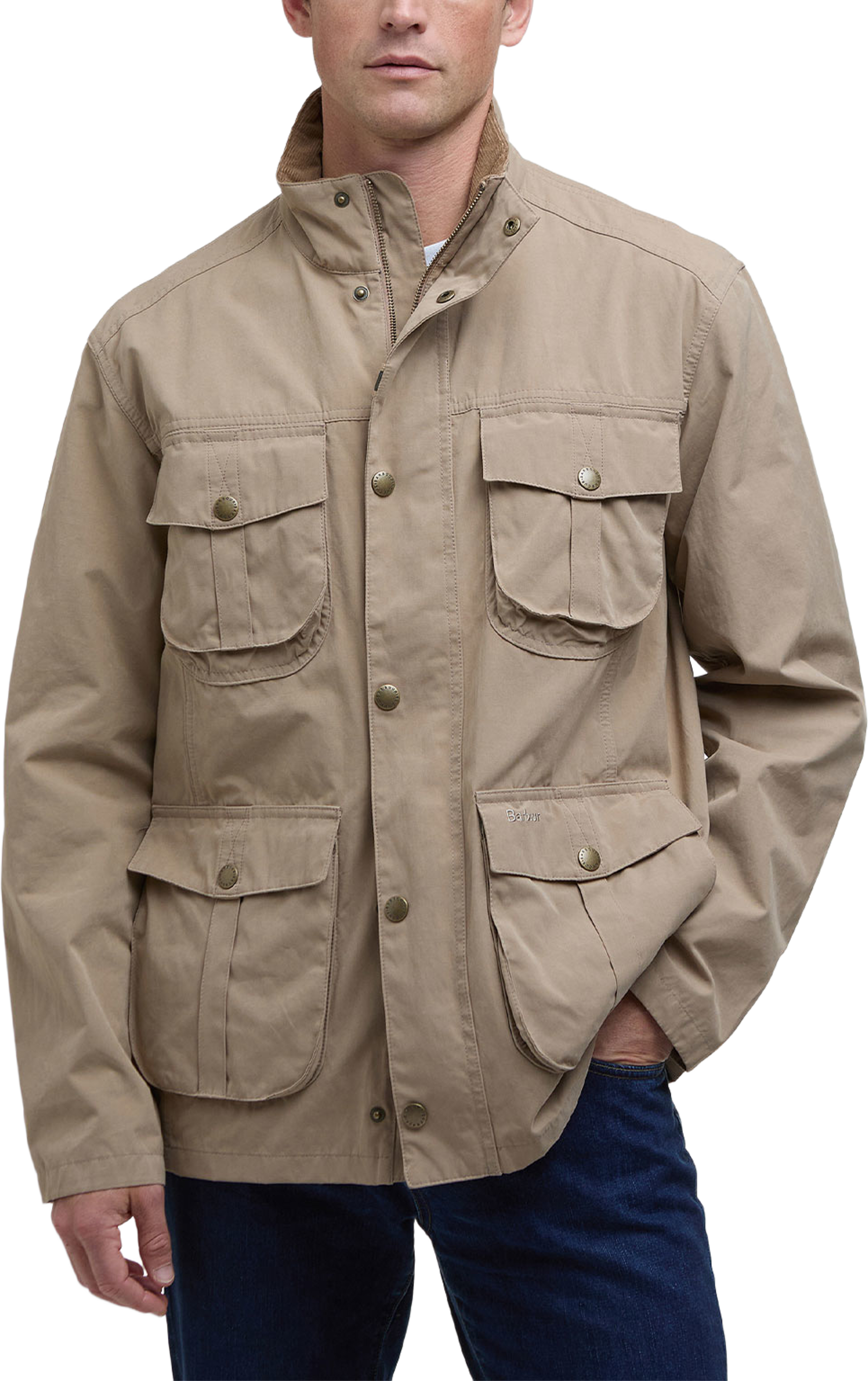 Barbour Sander Casual, från Barbour, i färgen Military Brown. Klicka för att öppna bilden i stort format