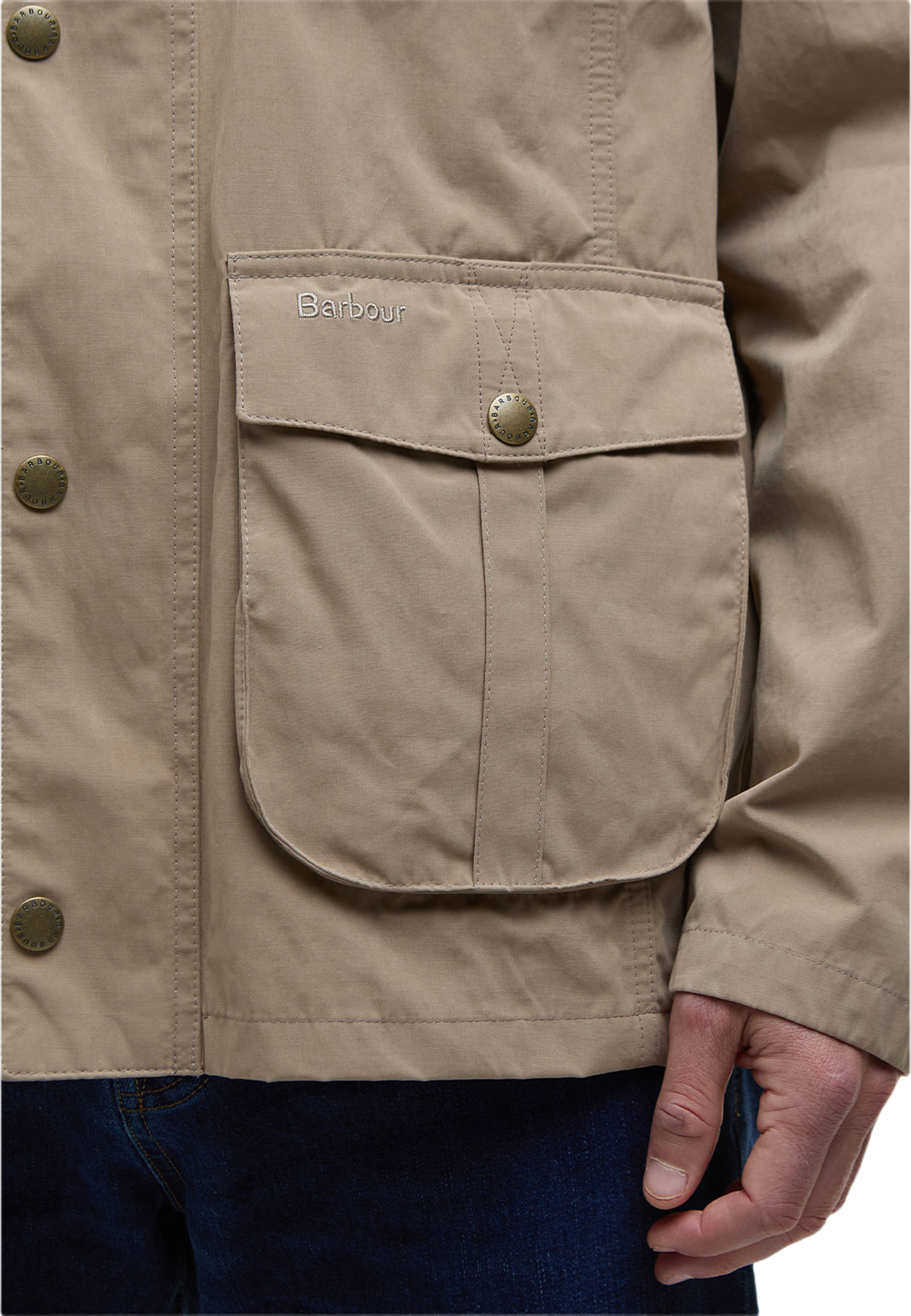 Barbour Sander Casual, från Barbour, i färgen Military Brown. Klicka för att öppna bilden i stort format