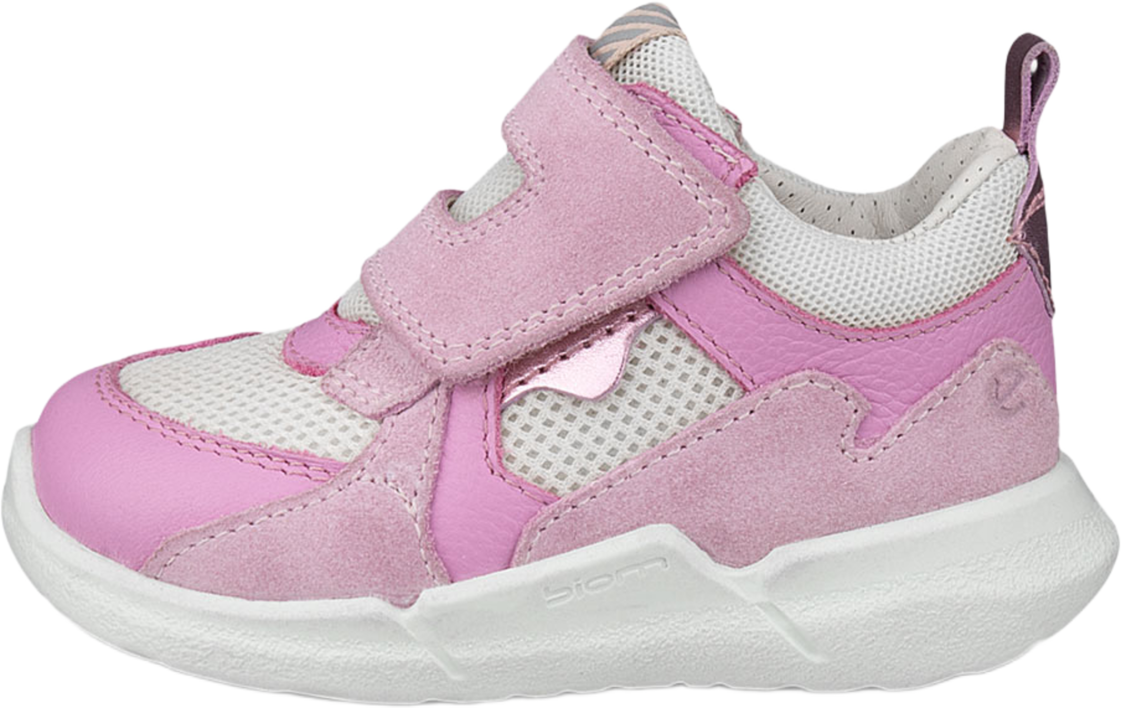 Biom 2.2 K, från ECCO, i färgen Lilac Chiffon/Blossom Rose/White. Klicka för att öppna bilden i stort format