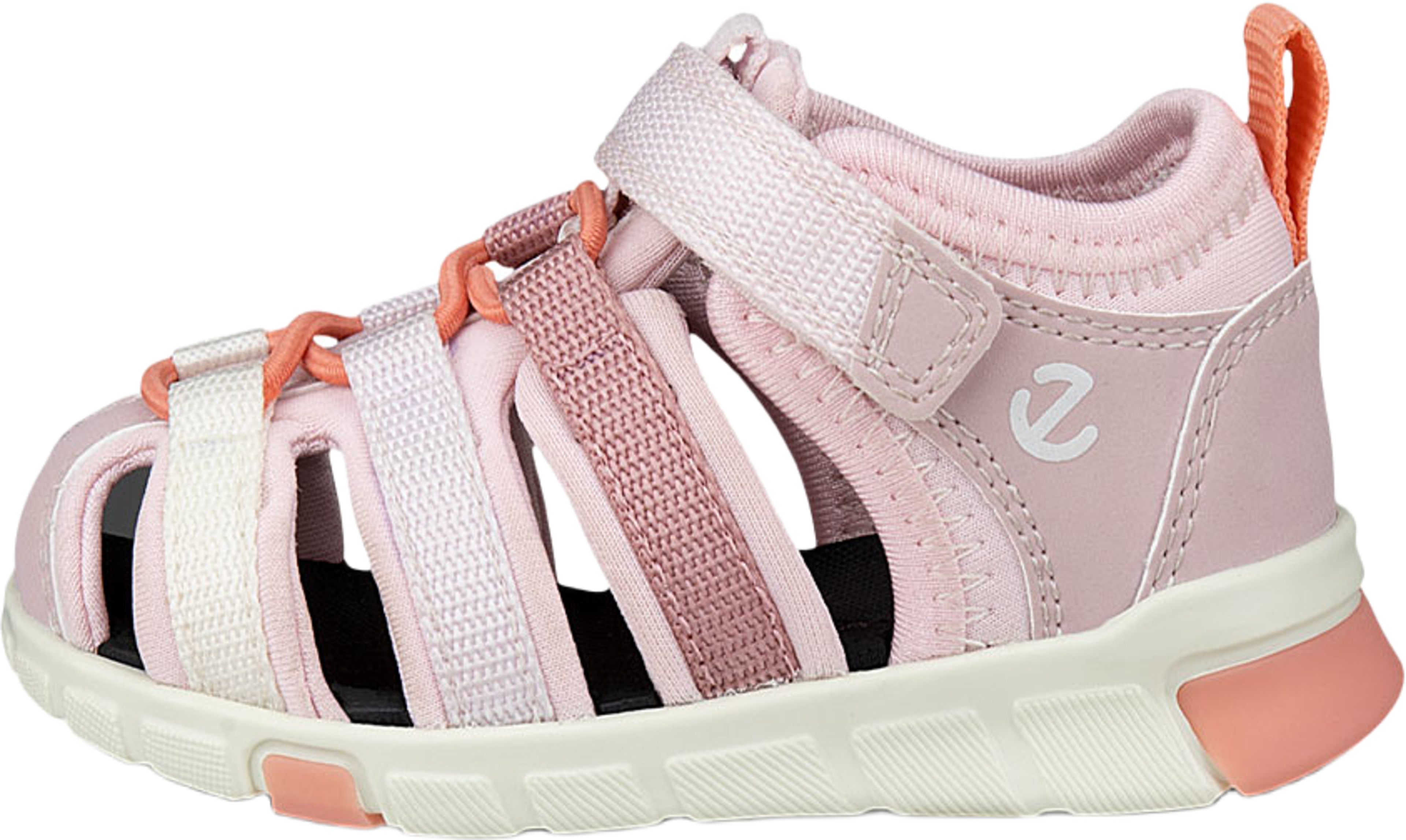 Mini Stride Sandal, från ECCO, i färgen Blossom Rose. Klicka för att öppna bilden i stort format