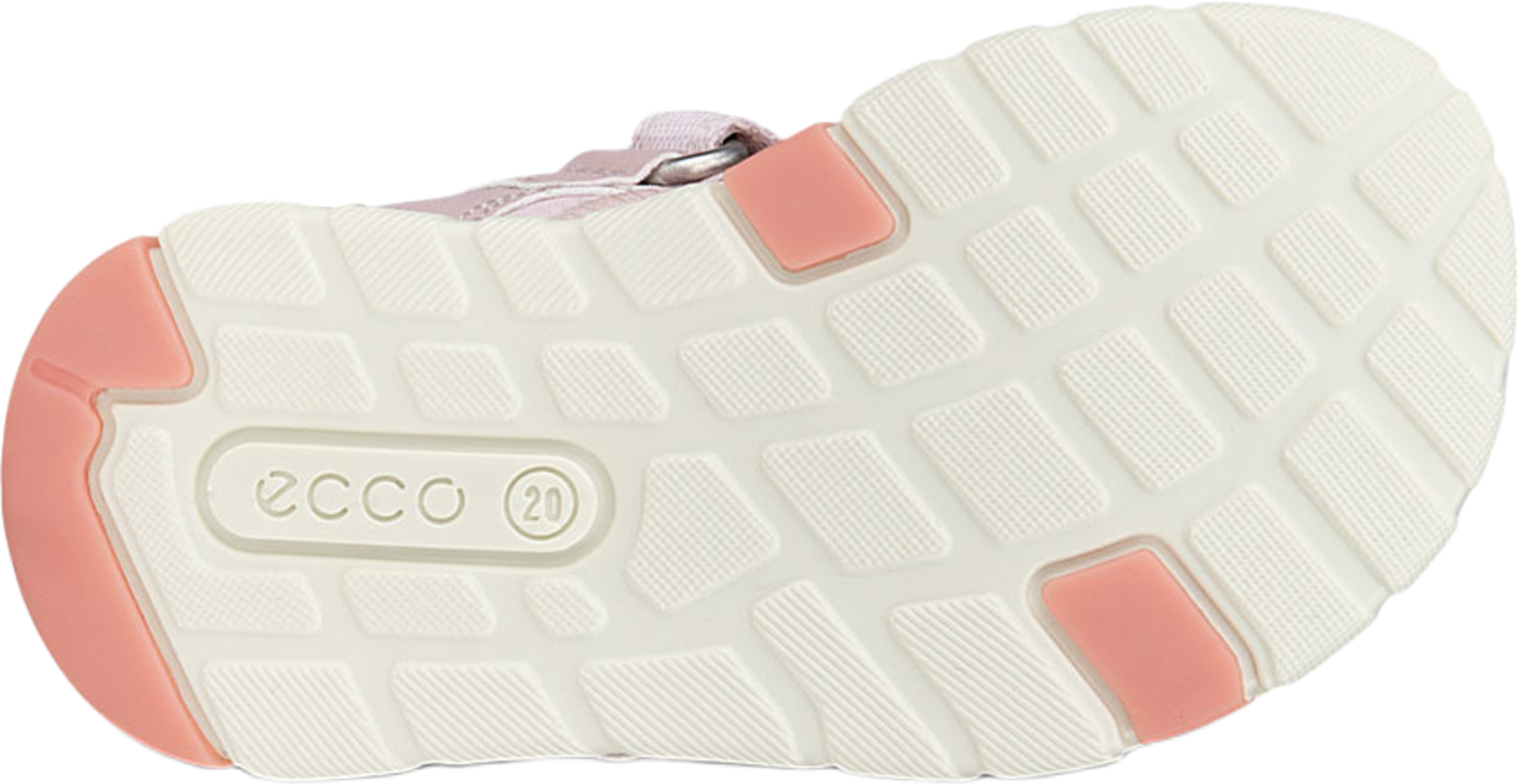 Mini Stride Sandal, från ECCO, i färgen Blossom Rose. Klicka för att öppna bilden i stort format