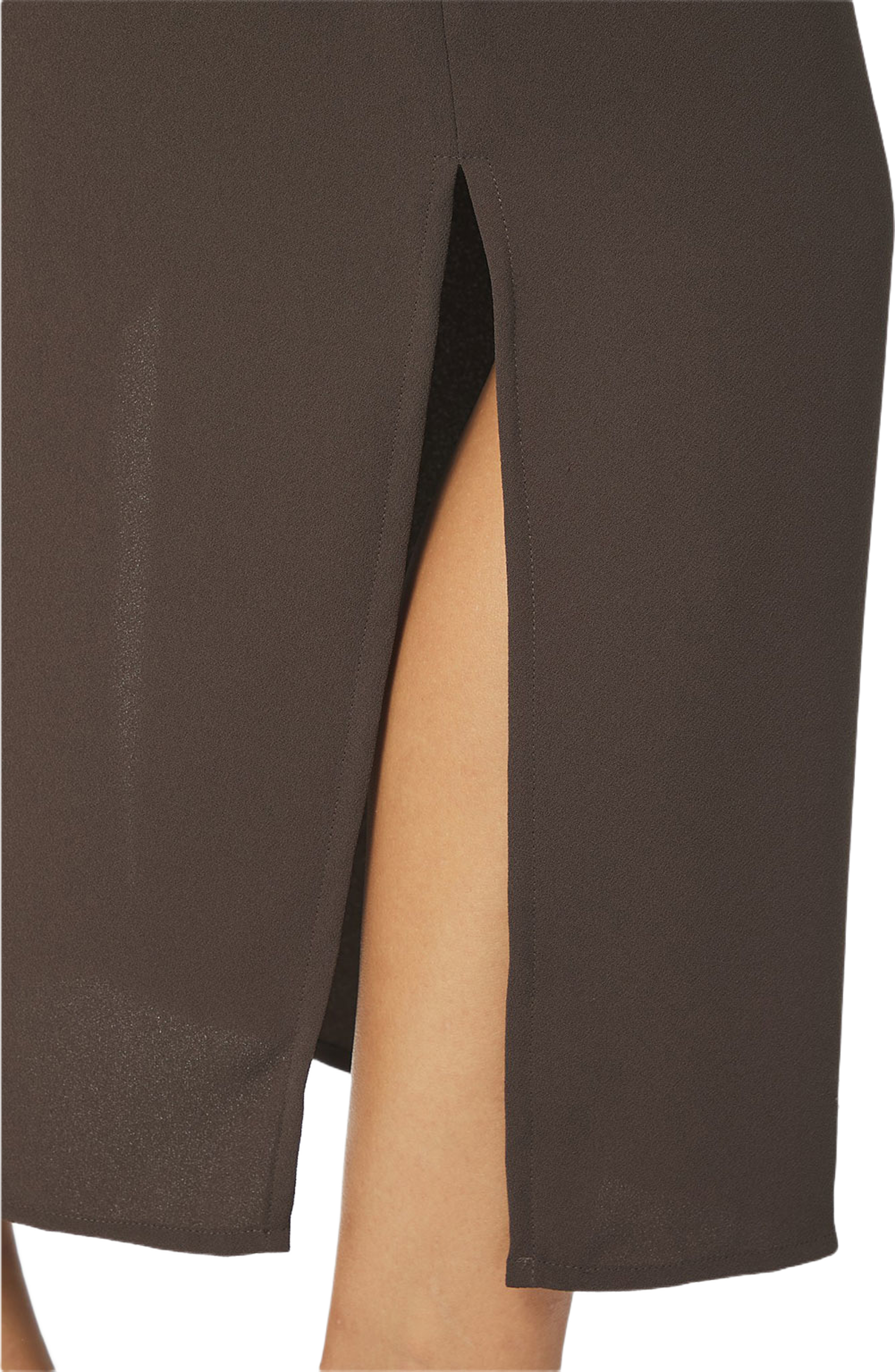 Miloine Drape Dress, från Neo Noir, i färgen Dark Brown. Klicka för att öppna bilden i stort format