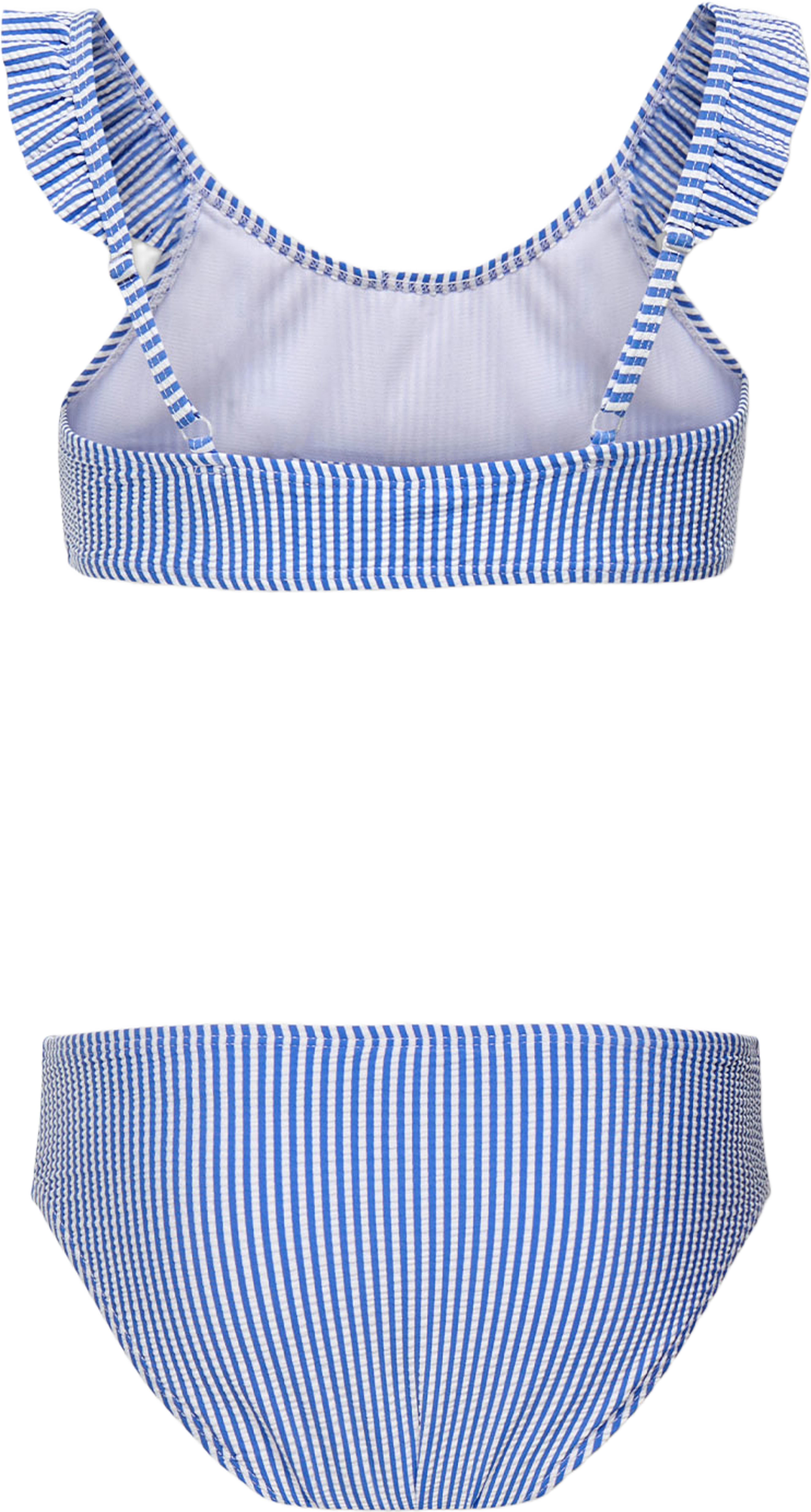 Bikini Set Kogsunny, från Only, i färgen Ultramarine Cloud Dancer. Klicka för att öppna bilden i stort format