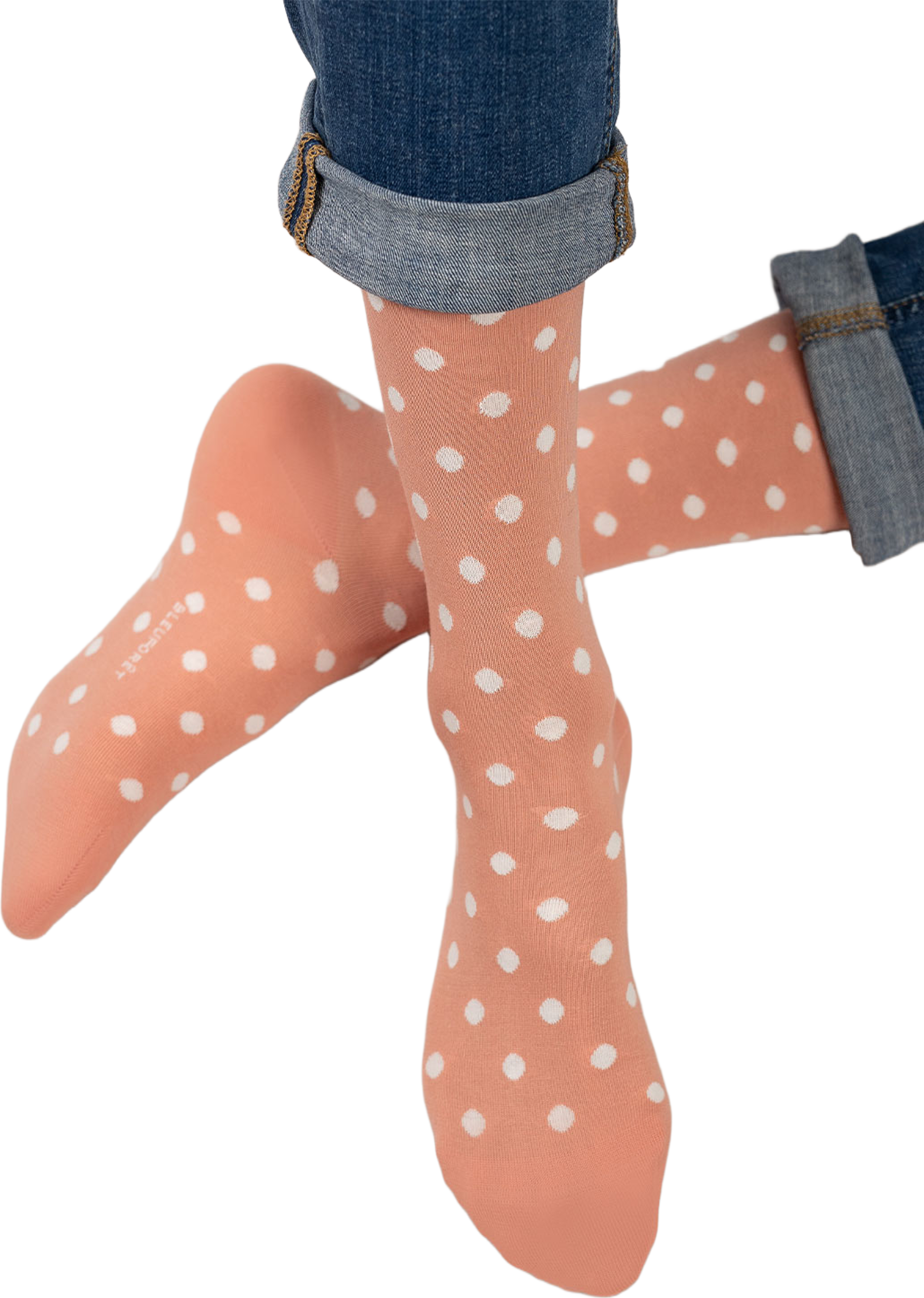 Socka, prickar, från BleuForêt, i färgen Rose. Klicka för att öppna bilden i stort format