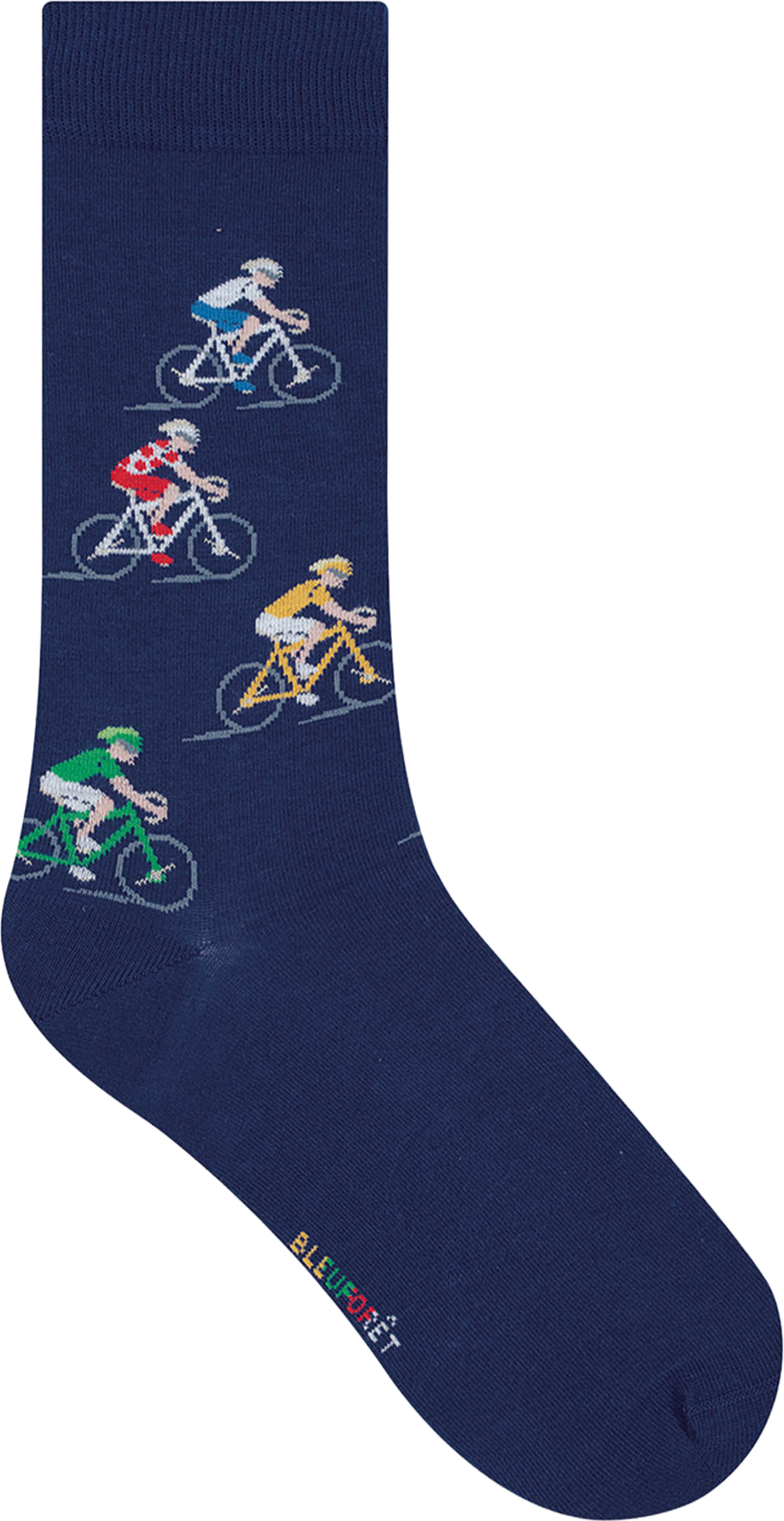 Socka, cykel, från BleuForêt, i färgen Encre. Klicka för att öppna bilden i stort format