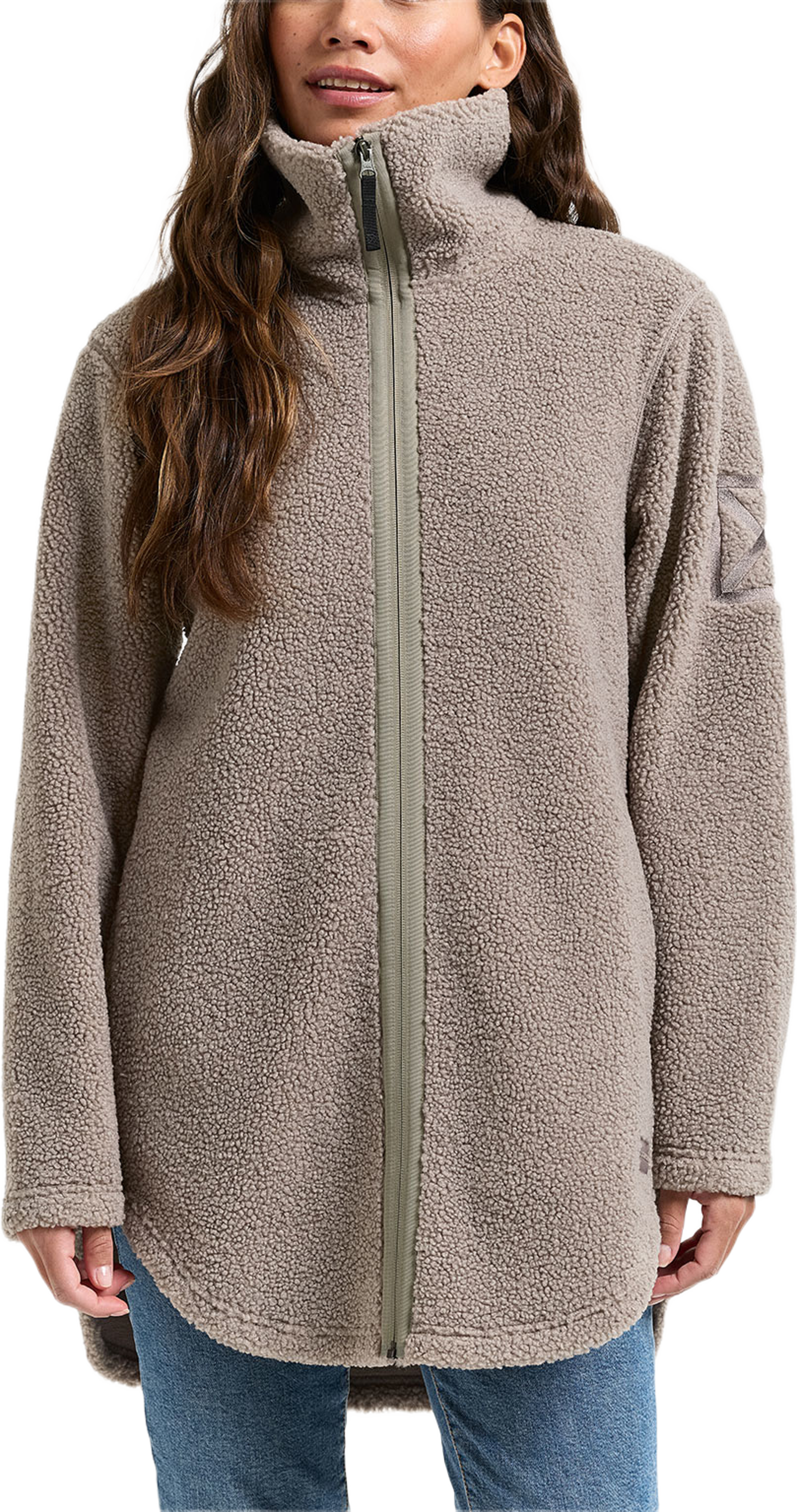 Umi Fullzip, från Didriksons, i färgen Ash Brown. Klicka för att öppna bilden i stort format