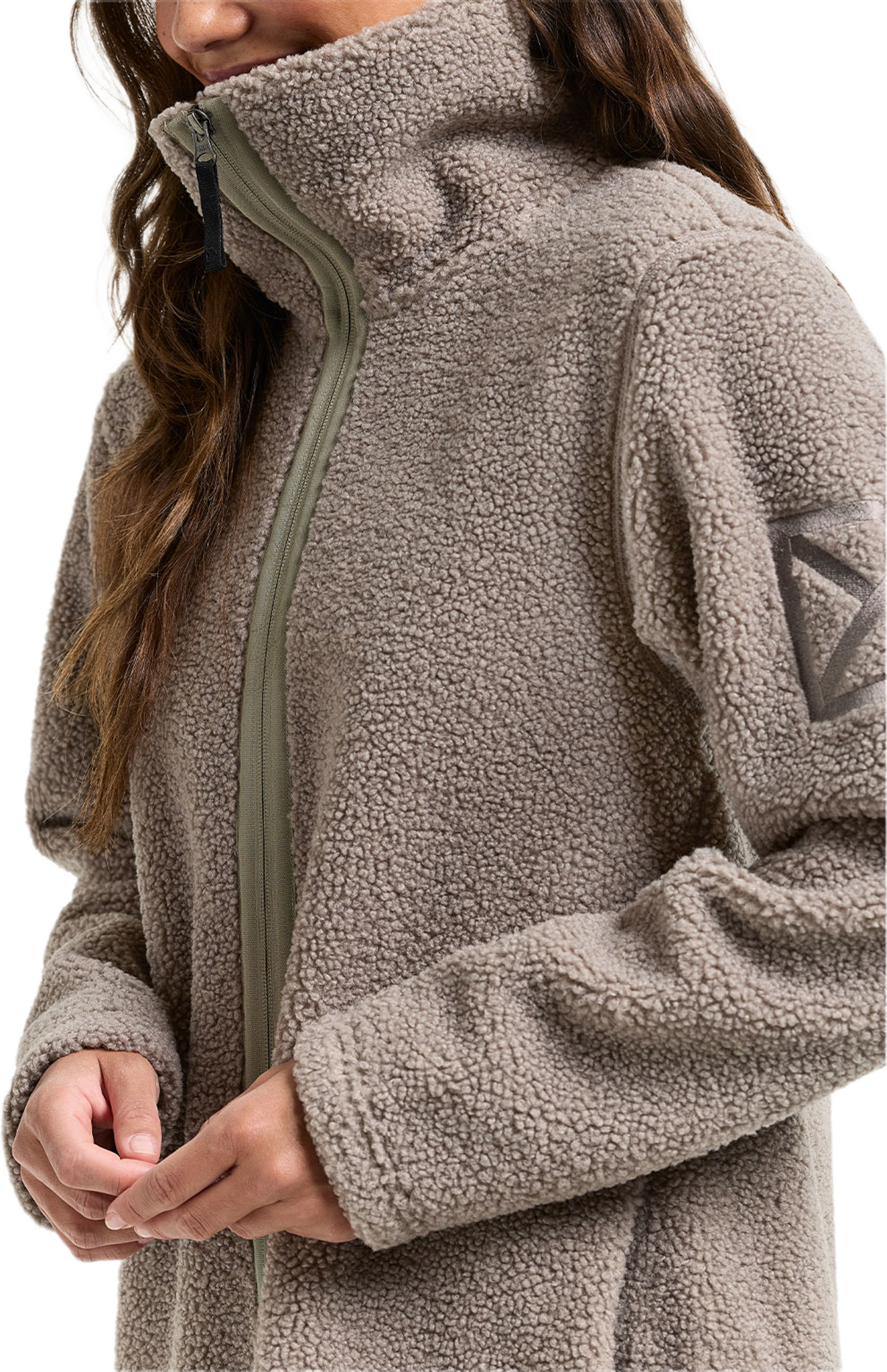 Umi Fullzip, från Didriksons, i färgen Ash Brown. Klicka för att öppna bilden i stort format