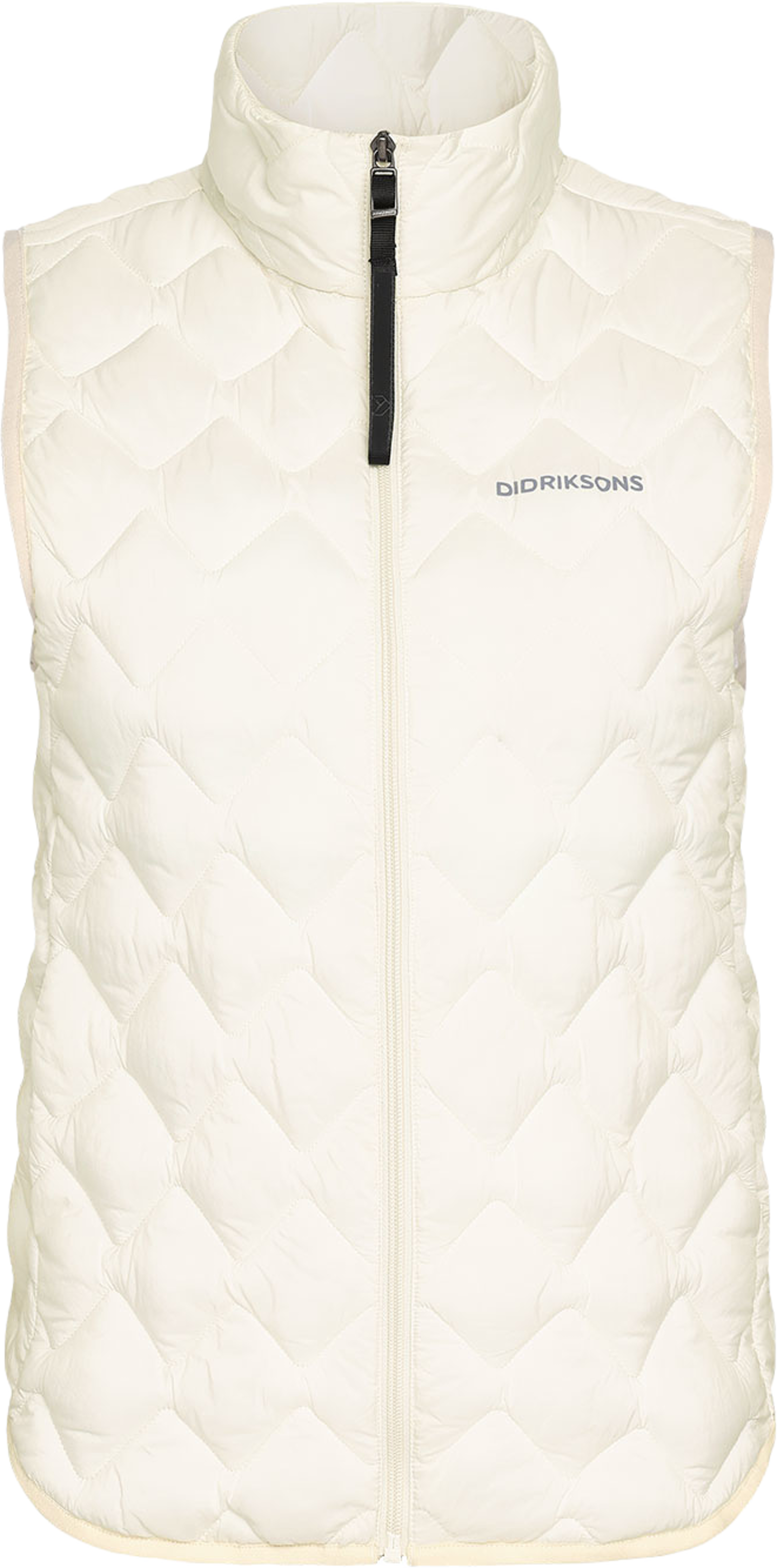 Evy Vest, från Didriksons, i färgen White Foam. Klicka för att öppna bilden i stort format