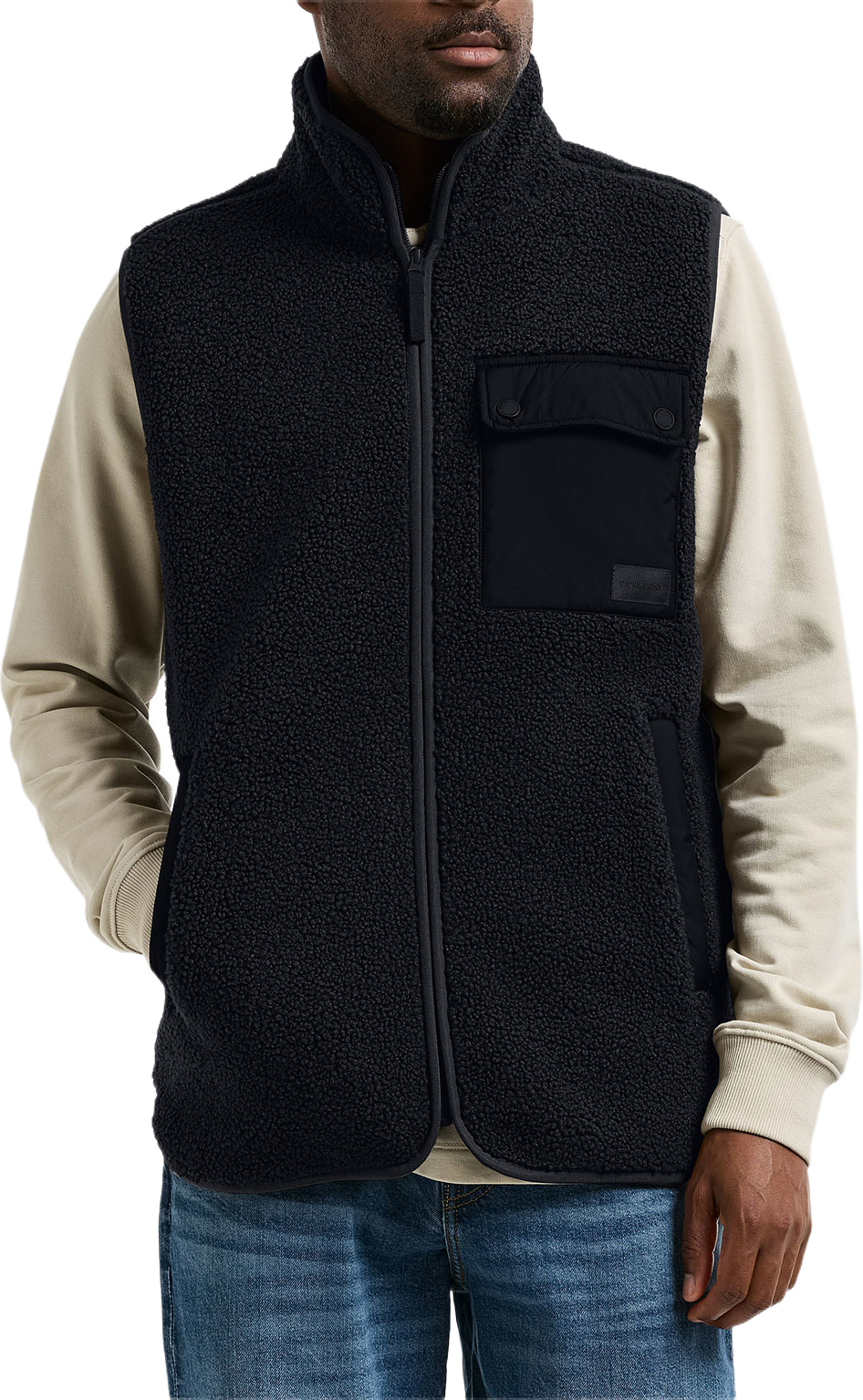 Rasmus Vest, från Didriksons, i färgen Black. Klicka för att öppna bilden i stort format