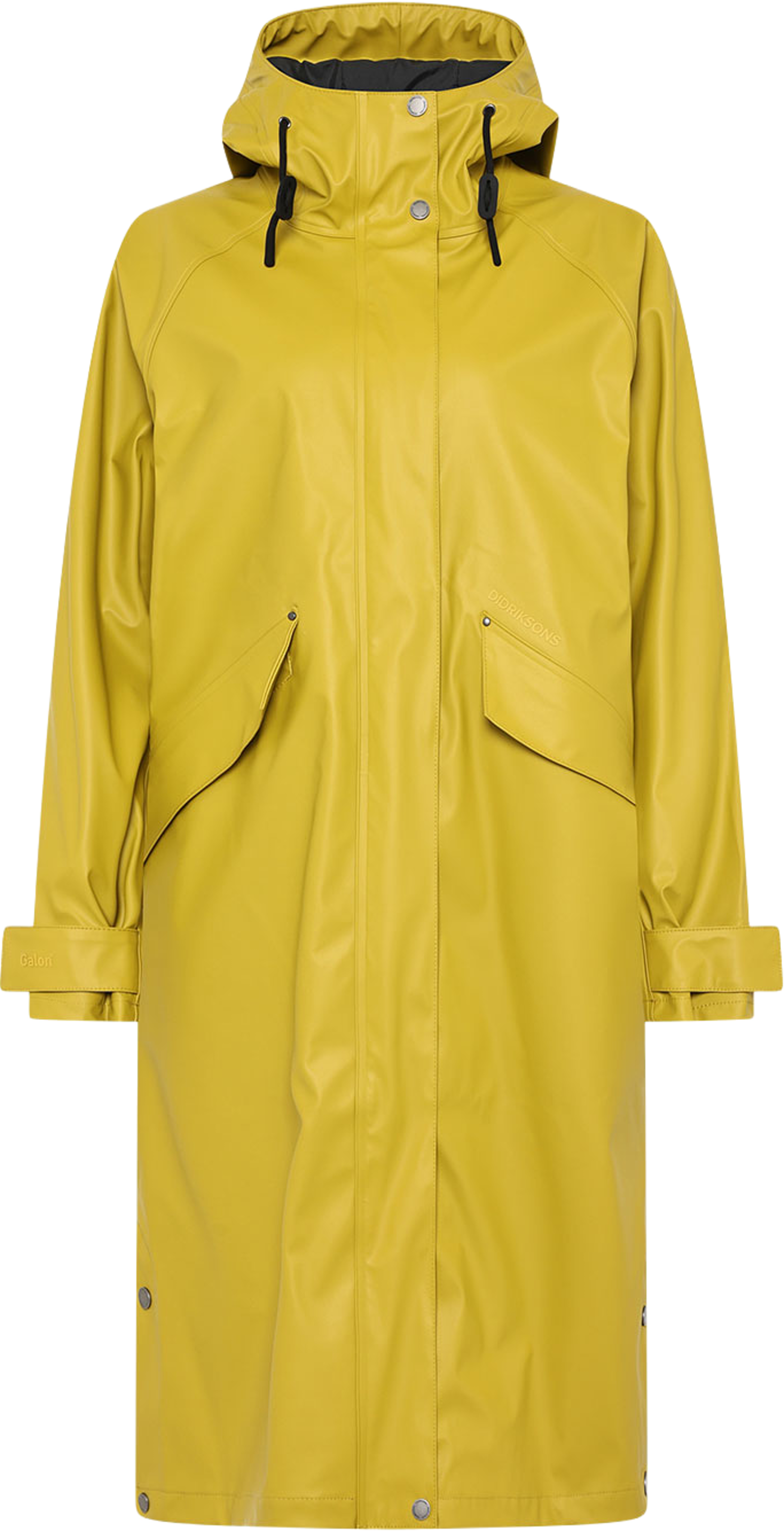 Melinda Parka, från Didriksons, i färgen Yellow Pollen. Klicka för att öppna bilden i stort format