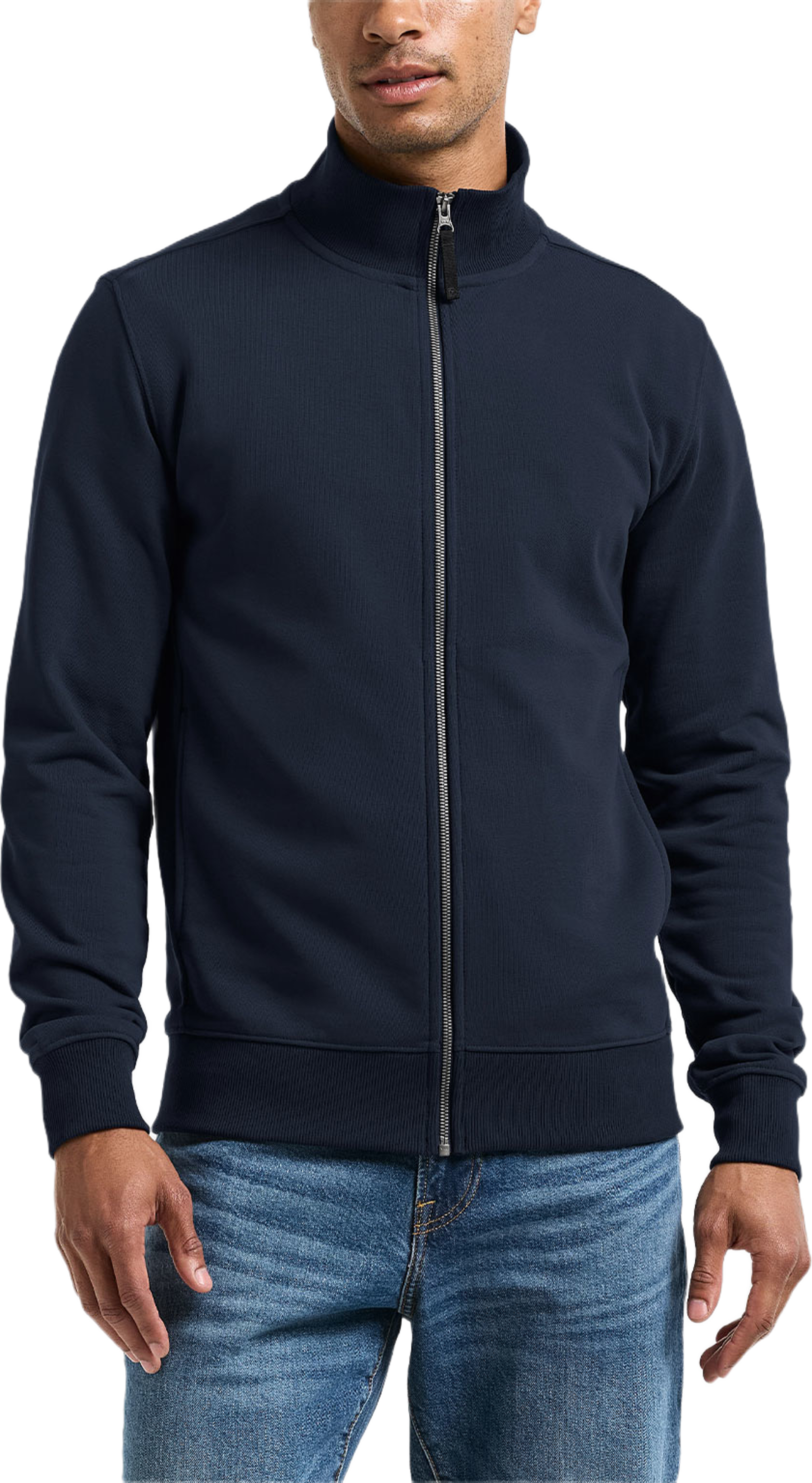 Jake Fullzip, från Didriksons, i färgen Navy. Klicka för att öppna bilden i stort format