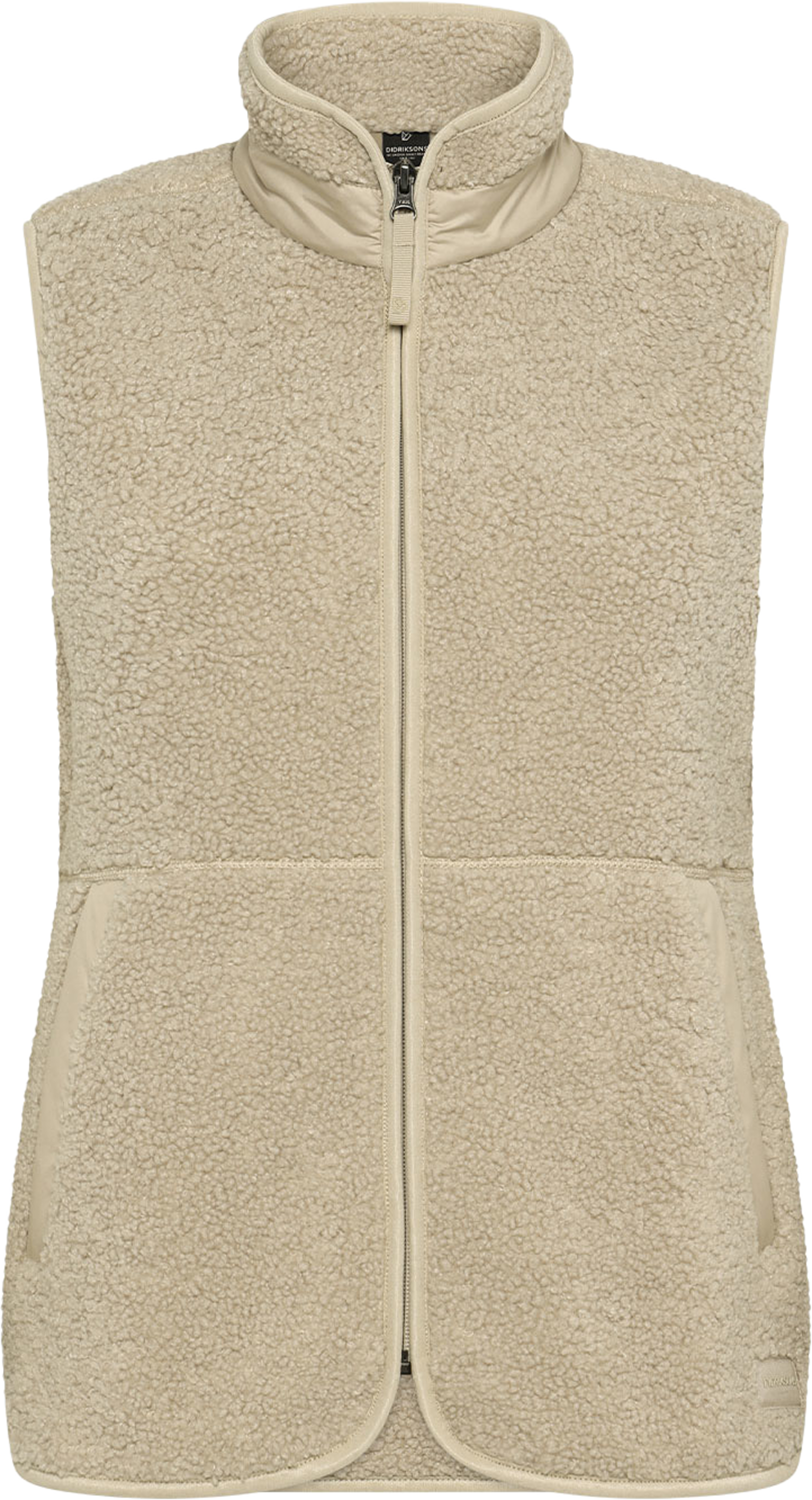 Siv Vest, från Didriksons, i färgen Clay Beige. Klicka för att öppna bilden i stort format