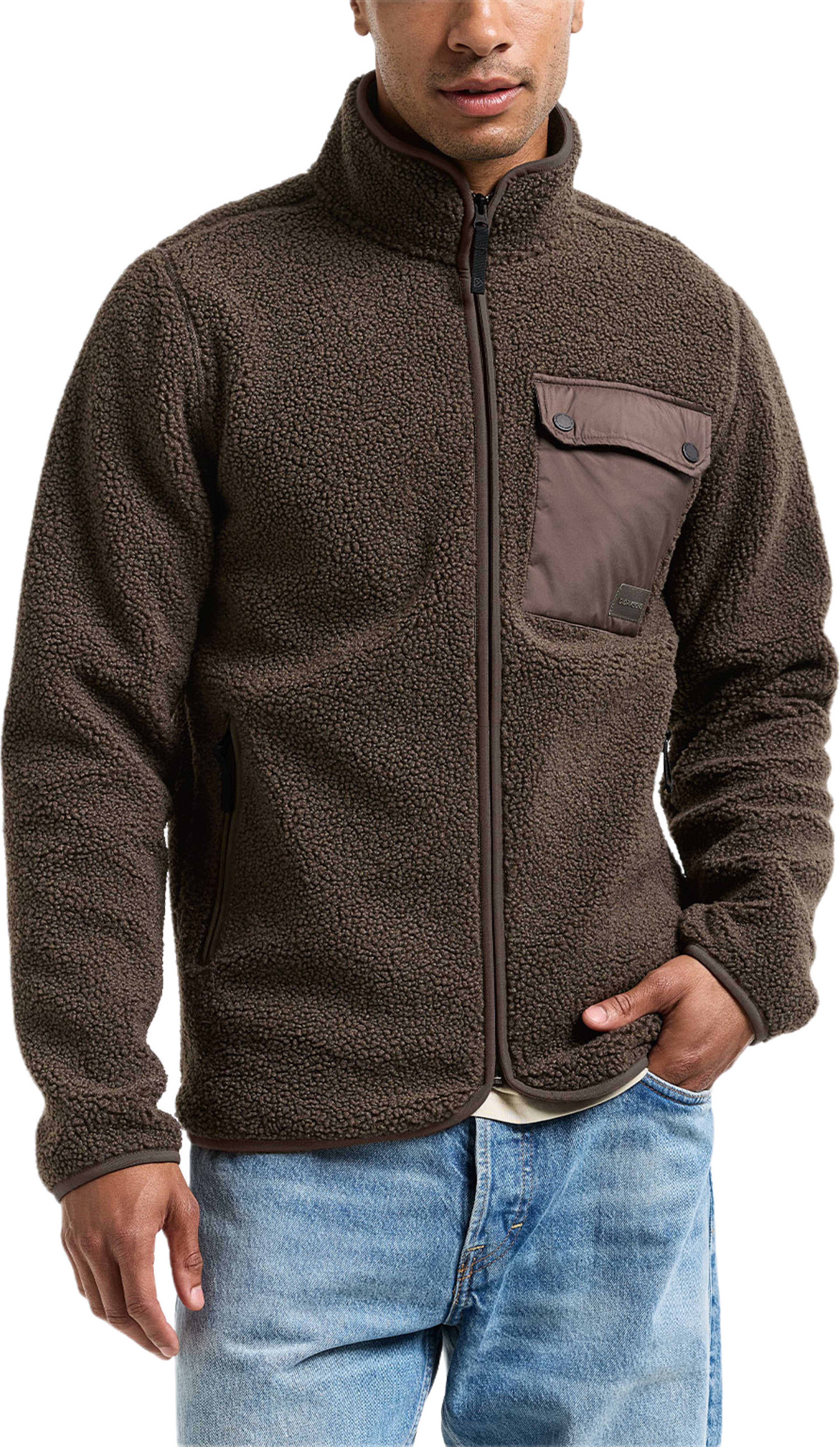 Peter Fullzip, från Didriksons, i färgen Dark Mocha. Klicka för att öppna bilden i stort format