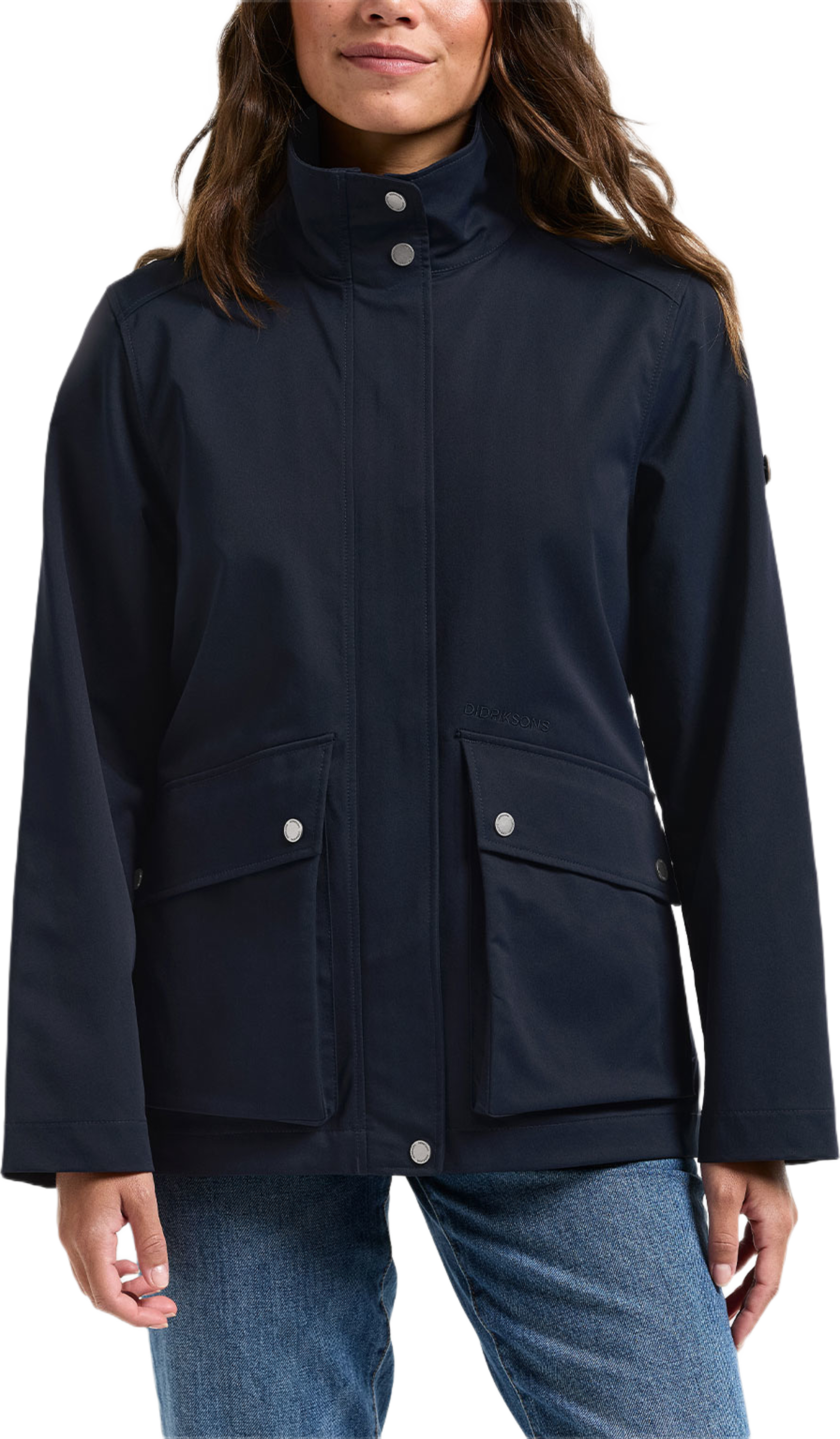 Viola Jacket, från Didriksons, i färgen Dark Night Blue. Klicka för att öppna bilden i stort format