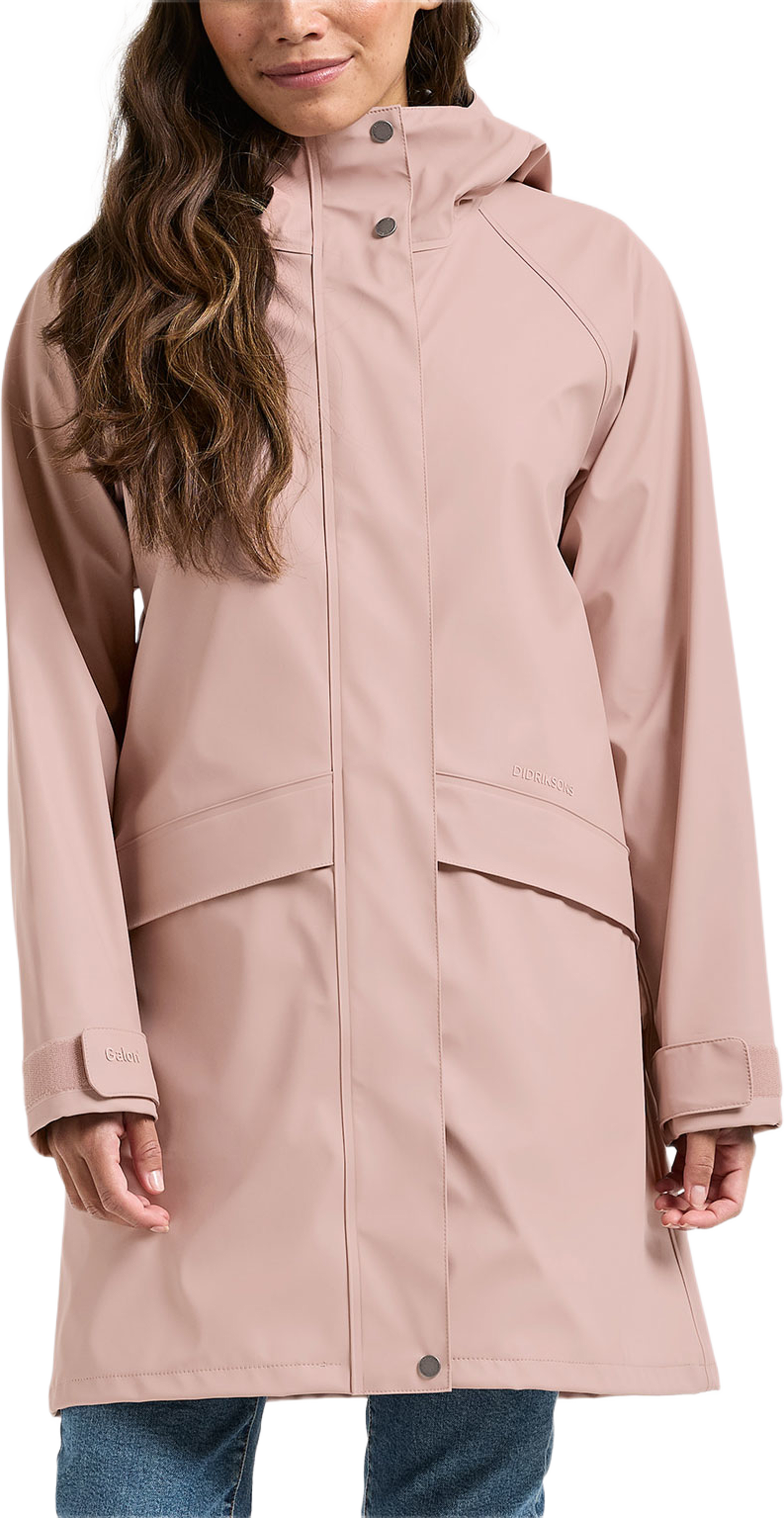 Elly Parka, från Didriksons, i färgen Vintage Pink. Klicka för att öppna bilden i stort format