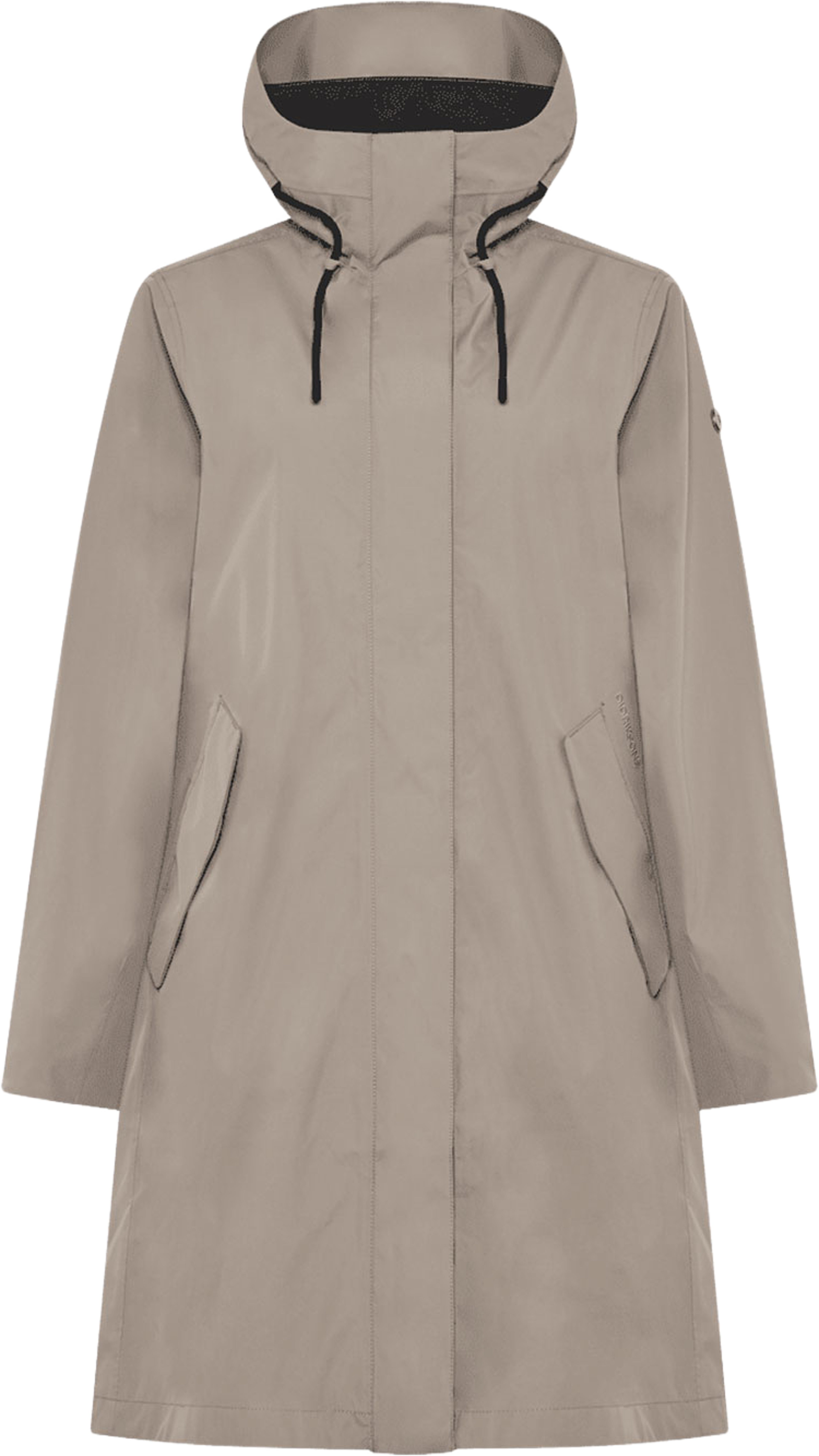 Elina Parka, från Didriksons, i färgen Ash Brown. Klicka för att öppna bilden i stort format