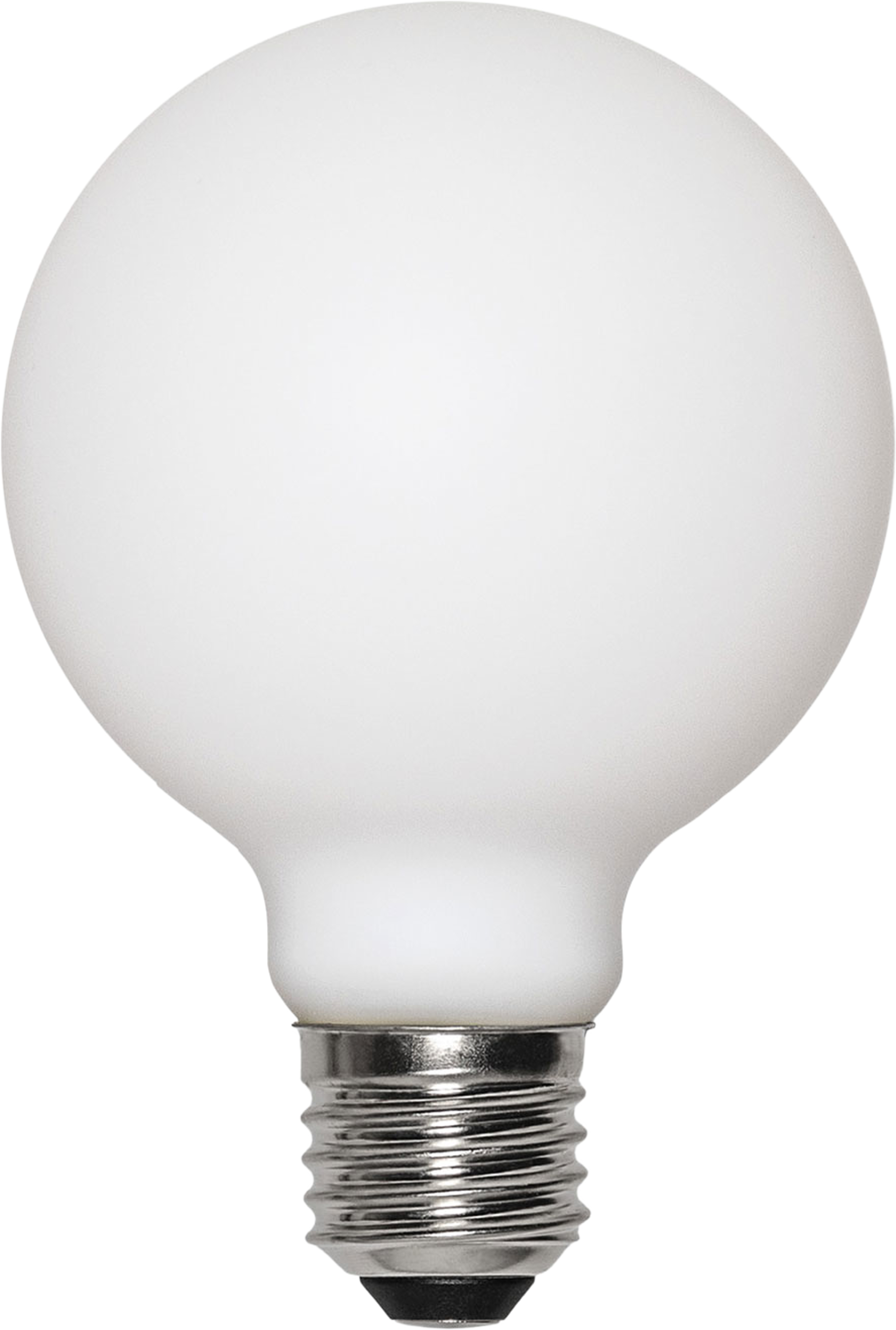 LED-Lampa E27 G80 Opaque Double Coating 2600K 470lm Dim, från Star trading, i färgen Opal. Klicka för att öppna bilden i stort format