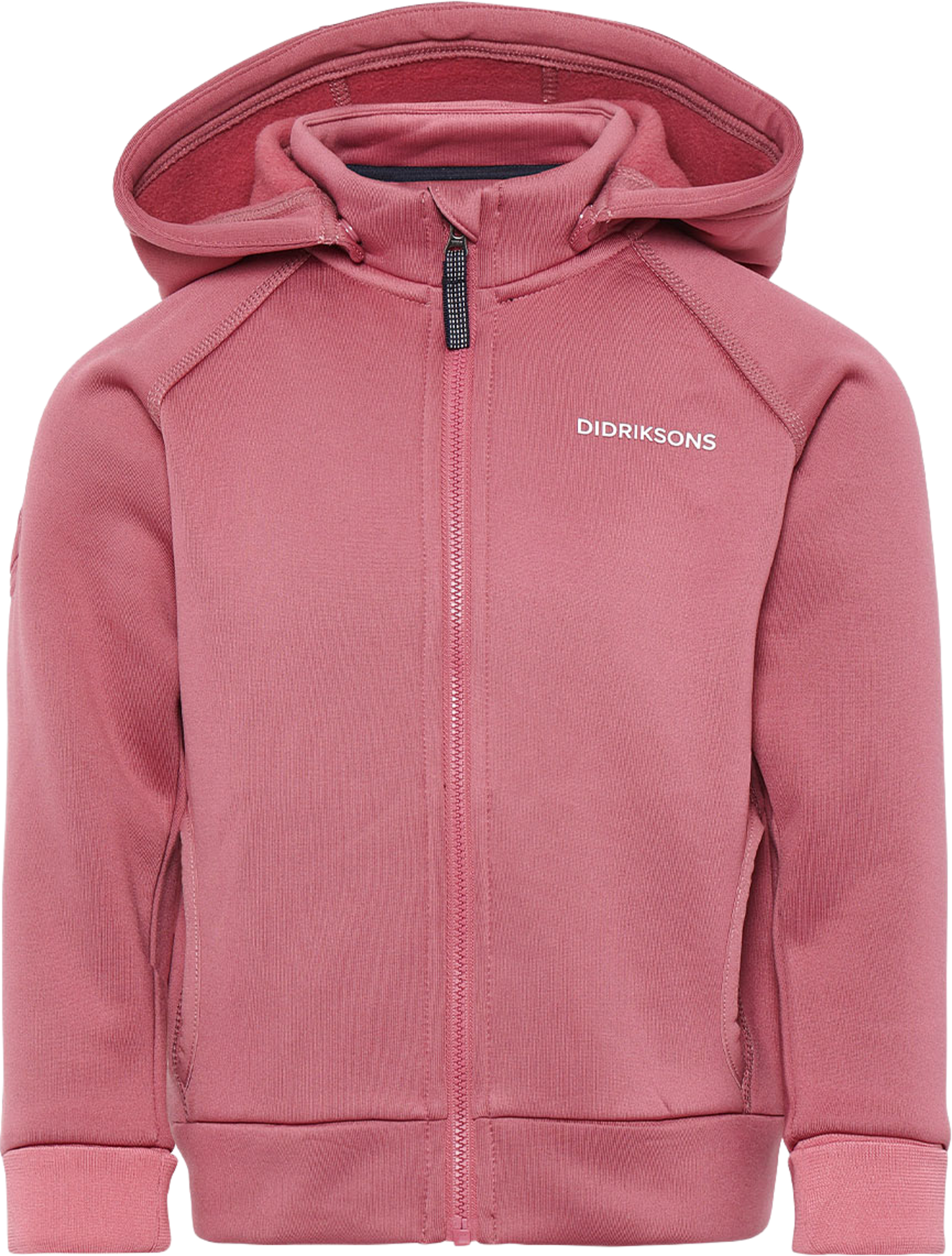 Siljan Fullzip, från Didriksons, i färgen Heather Pink. Klicka för att öppna bilden i stort format