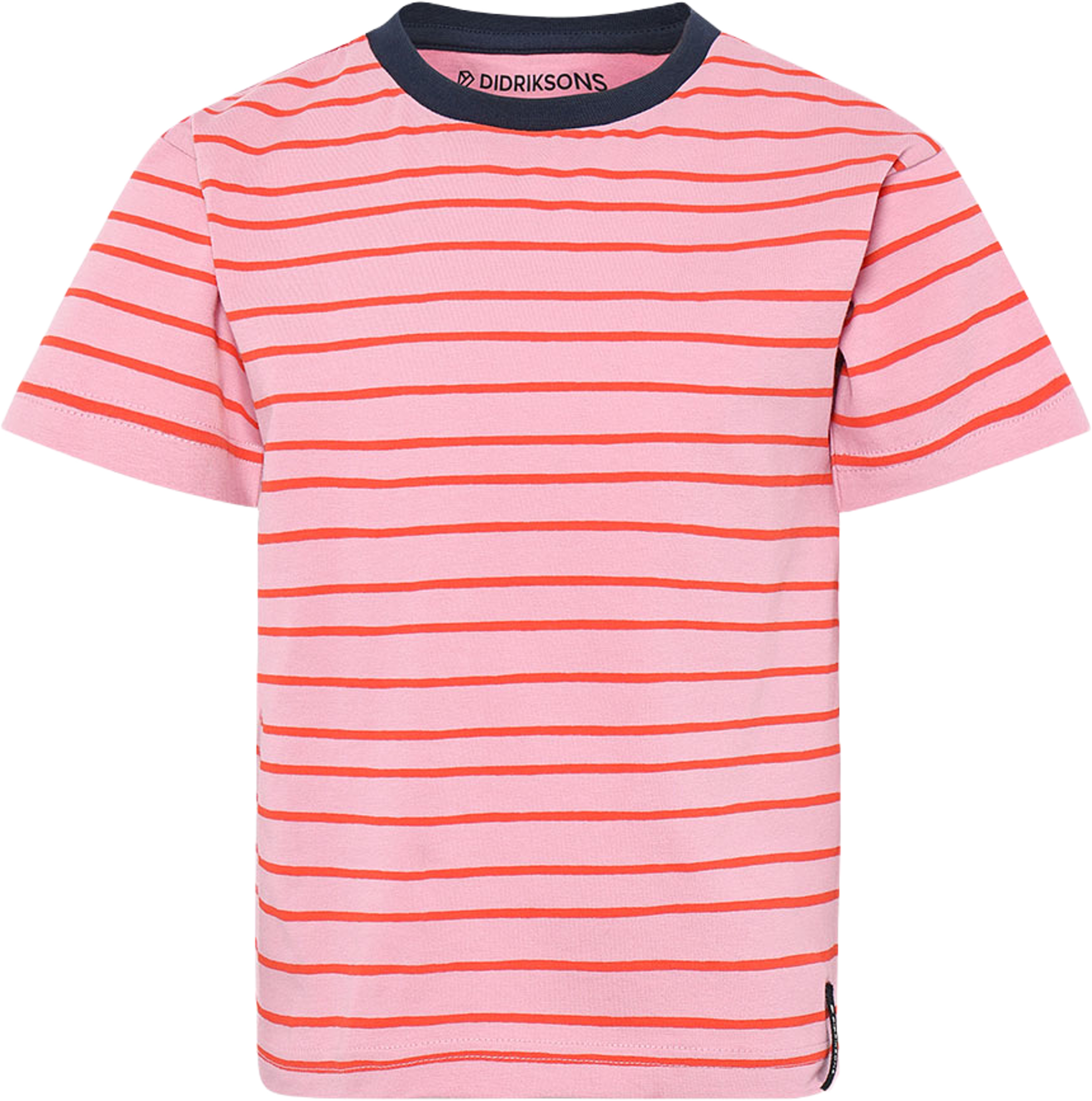 Mynta T-shirt, från Didriksons, i färgen Le Rand Multi Rouge. Klicka för att öppna bilden i stort format