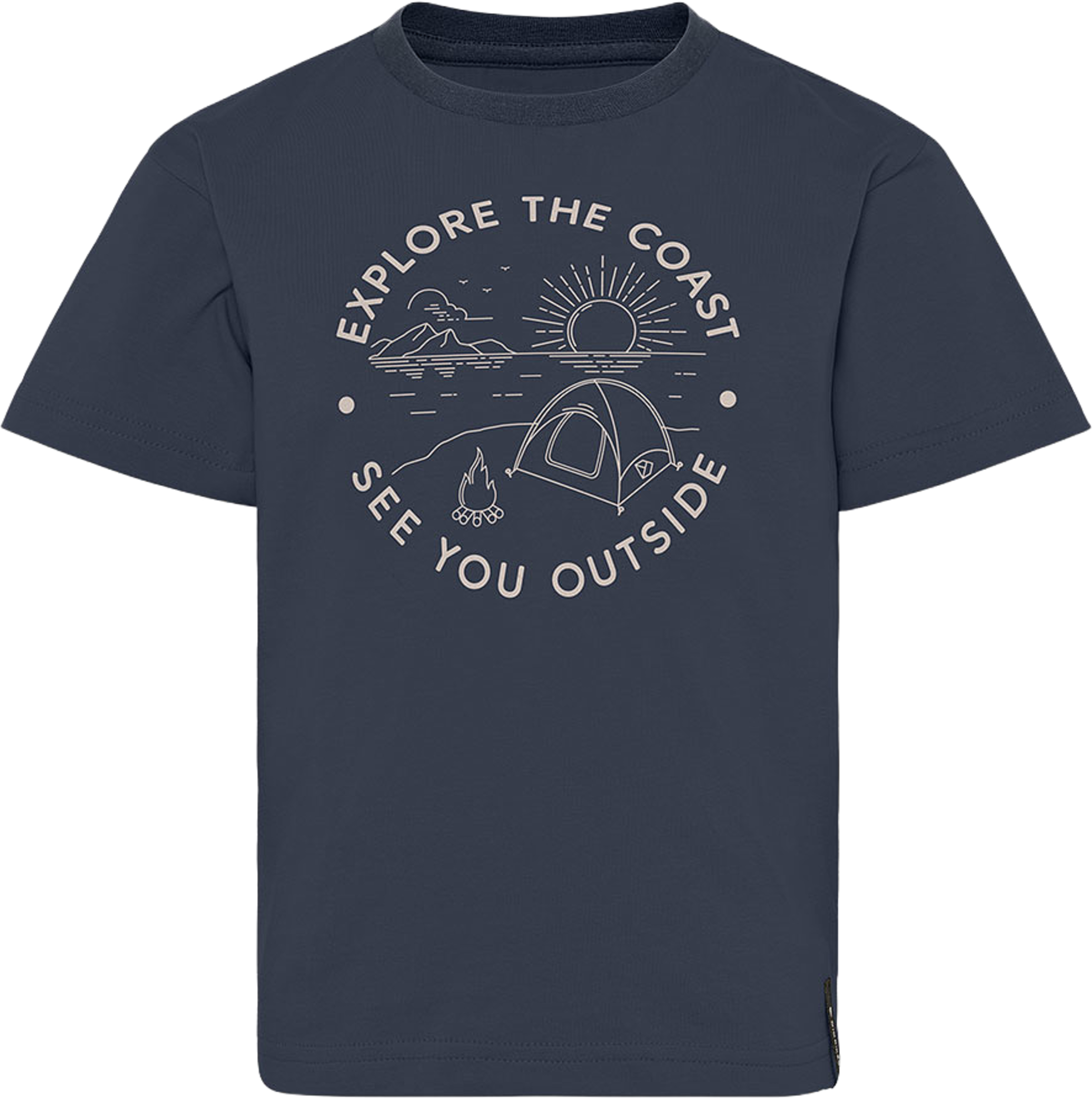 Mynta T-shirt, från Didriksons, i färgen Navy. Klicka för att öppna bilden i stort format