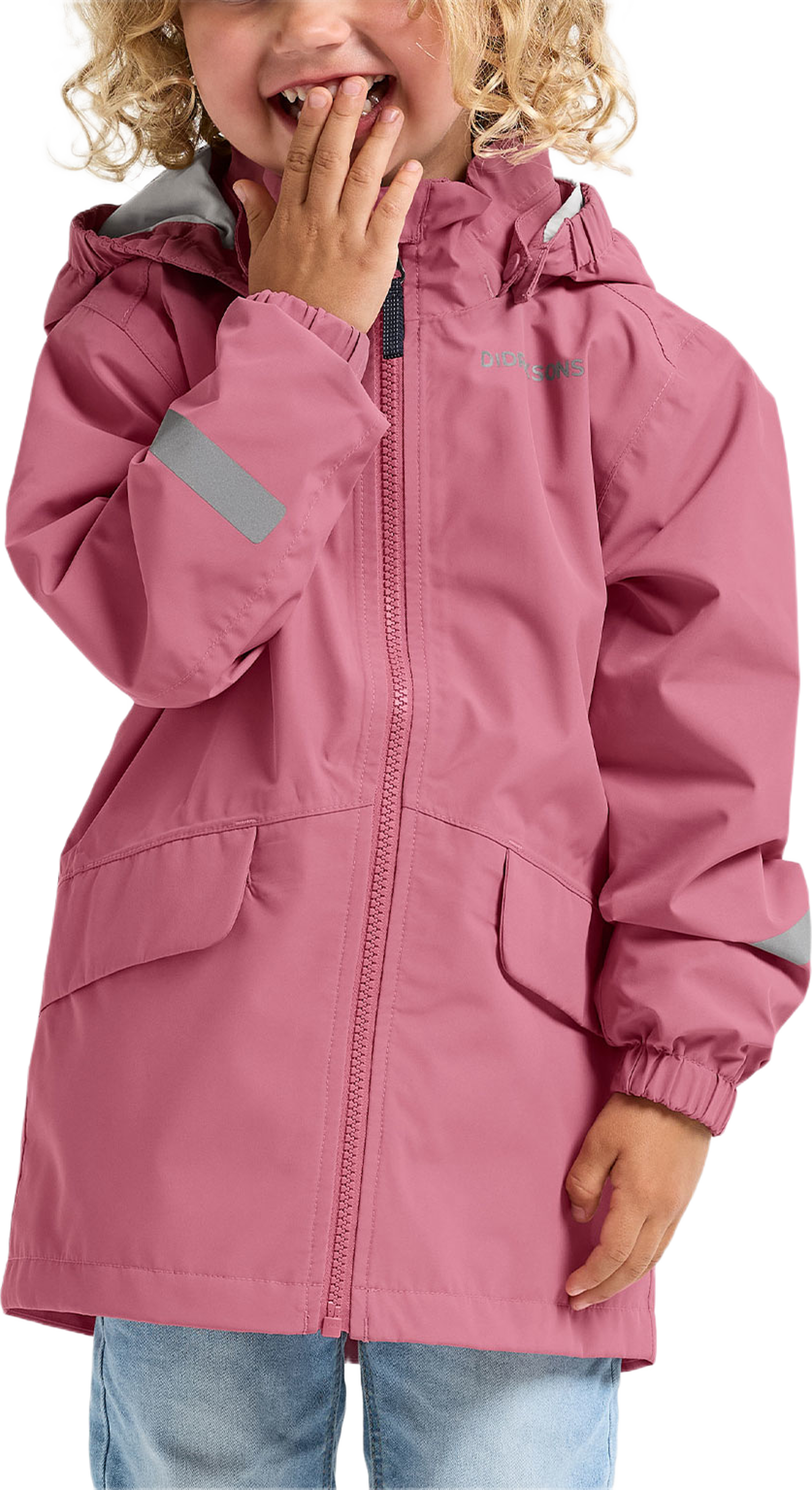 Norma Jacket, från Didriksons, i färgen Heather Pink. Klicka för att öppna bilden i stort format