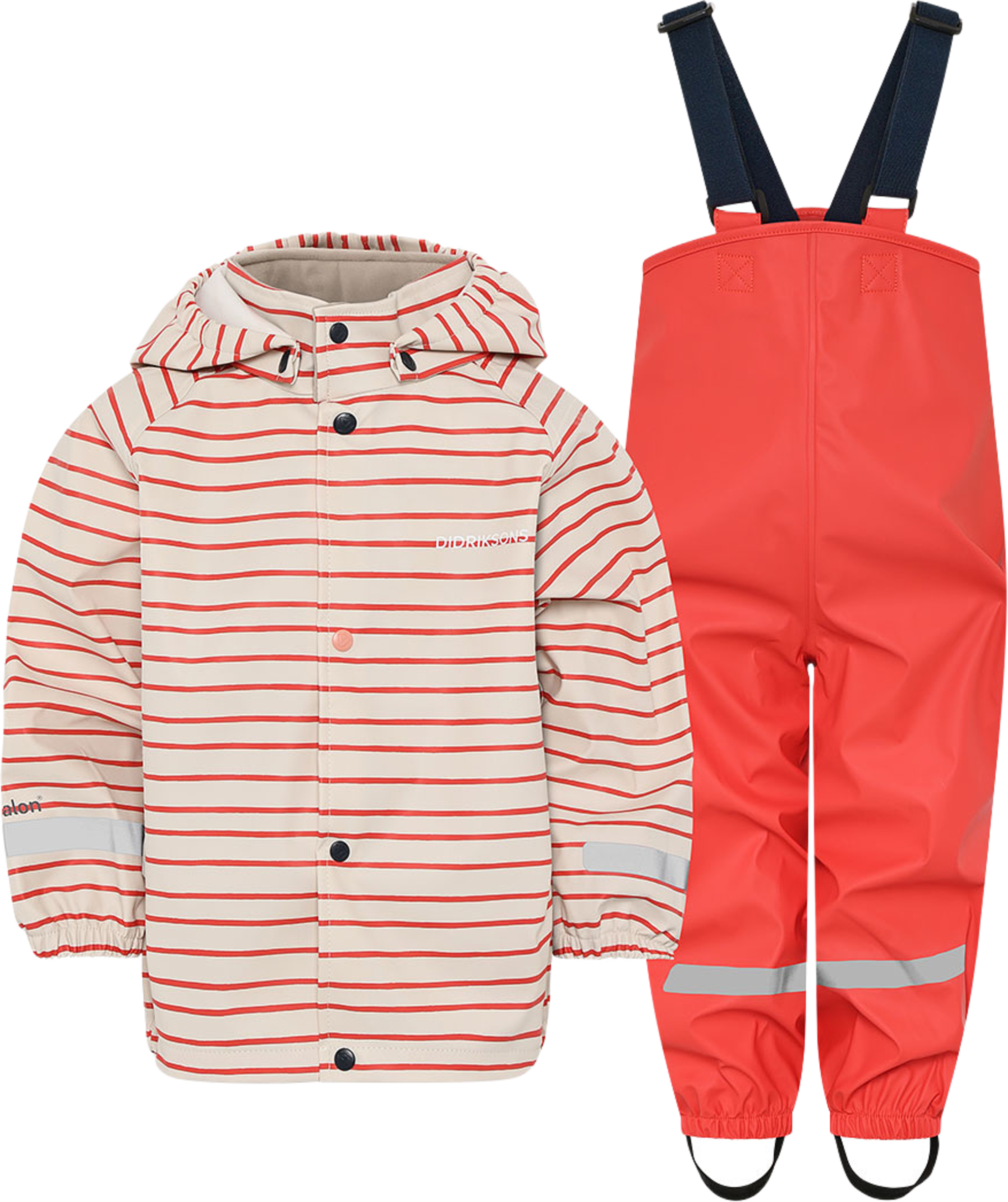 Slaskeman Printed Set, från Didriksons, i färgen Le Rand Rouge. Klicka för att öppna bilden i stort format