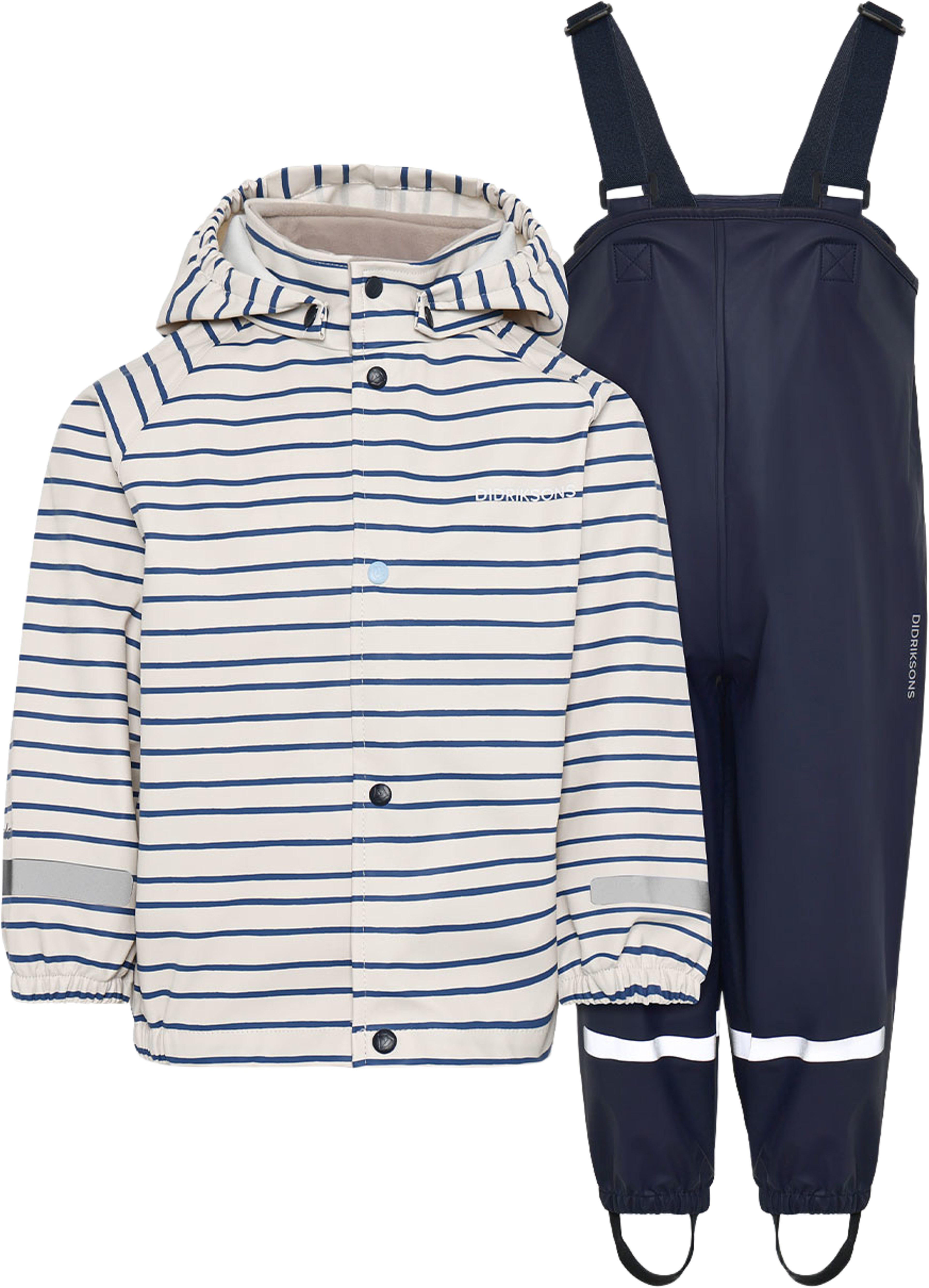 Slaskeman Printed Set, från Didriksons, i färgen Le Rand Blue. Klicka för att öppna bilden i stort format