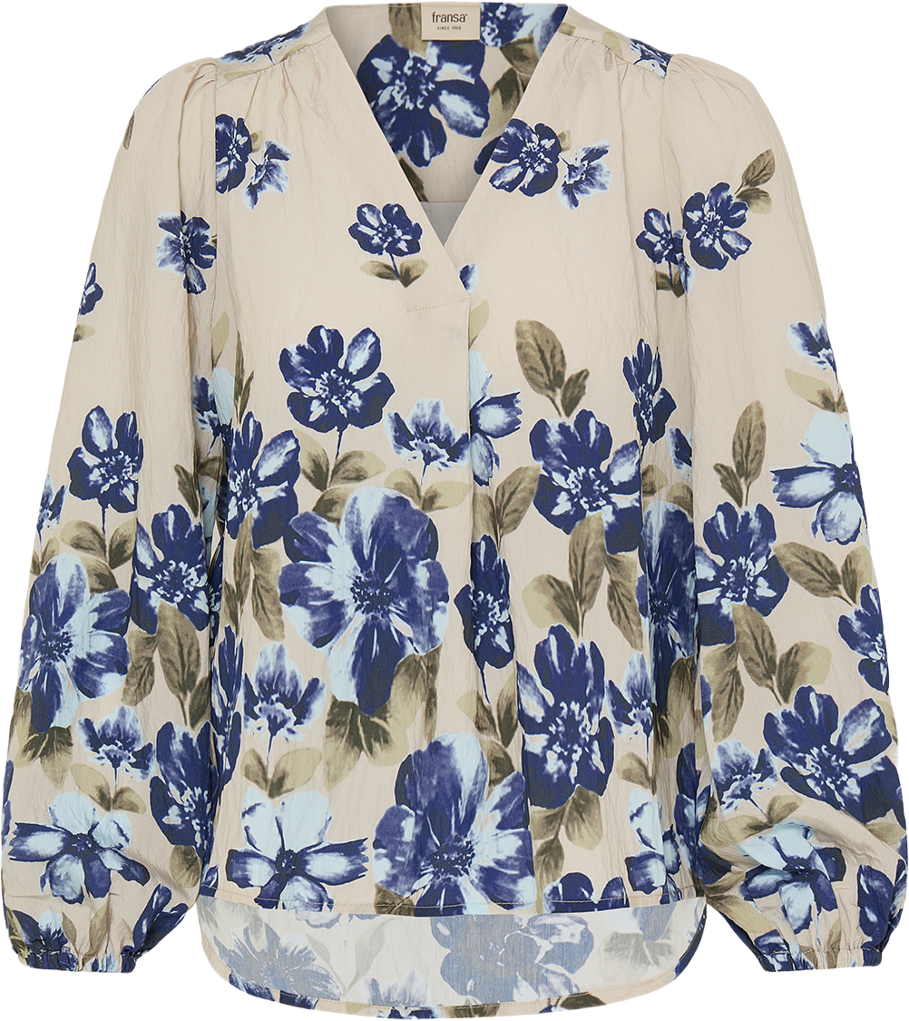 FRCARRIE BL 1 Shirt, från Fransa, i färgen Petal Poise Ice Water. Klicka för att öppna bilden i stort format