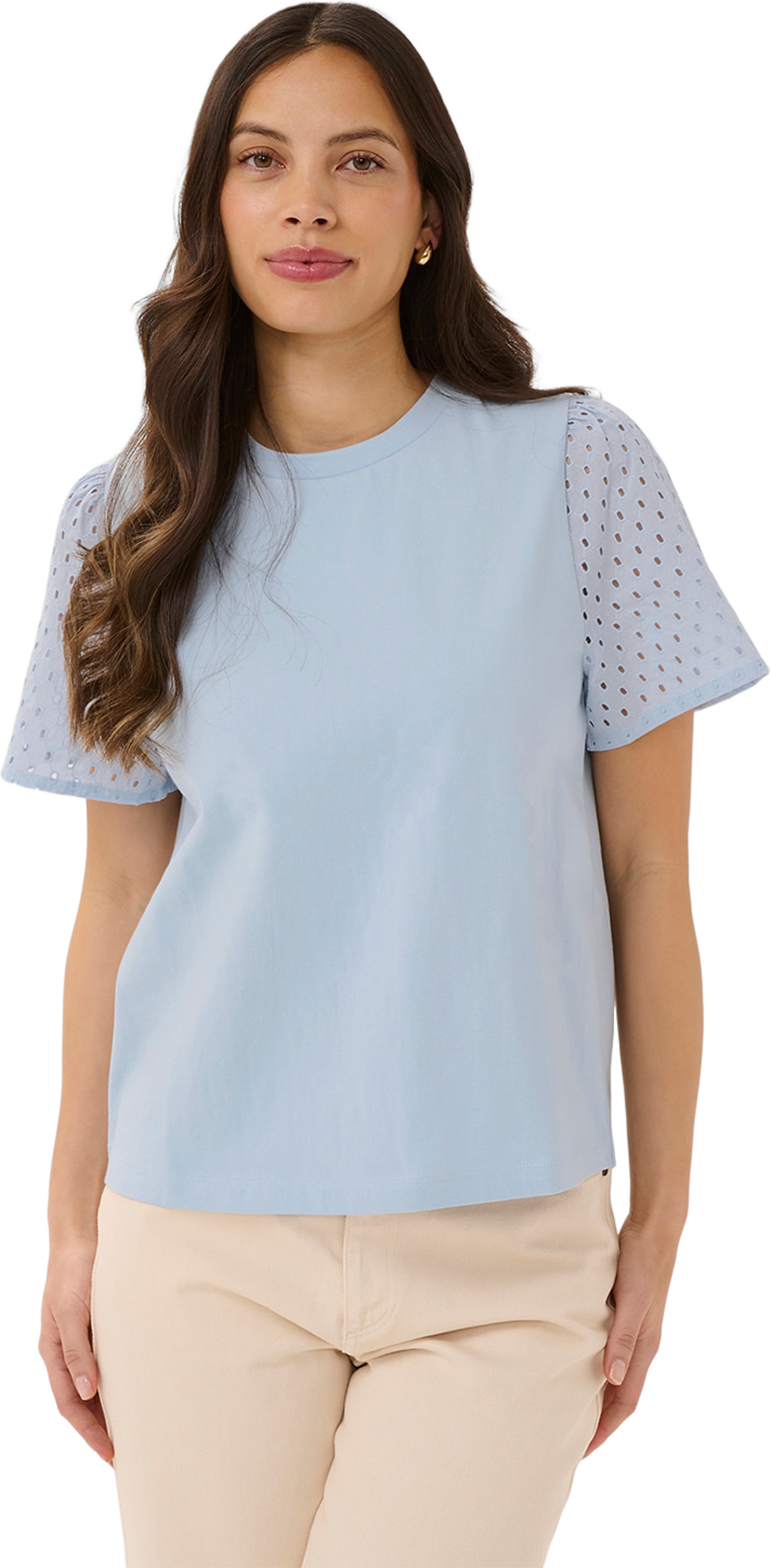 Plua Blouse, från Saint Tropez, i färgen Skyway. Klicka för att öppna bilden i stort format