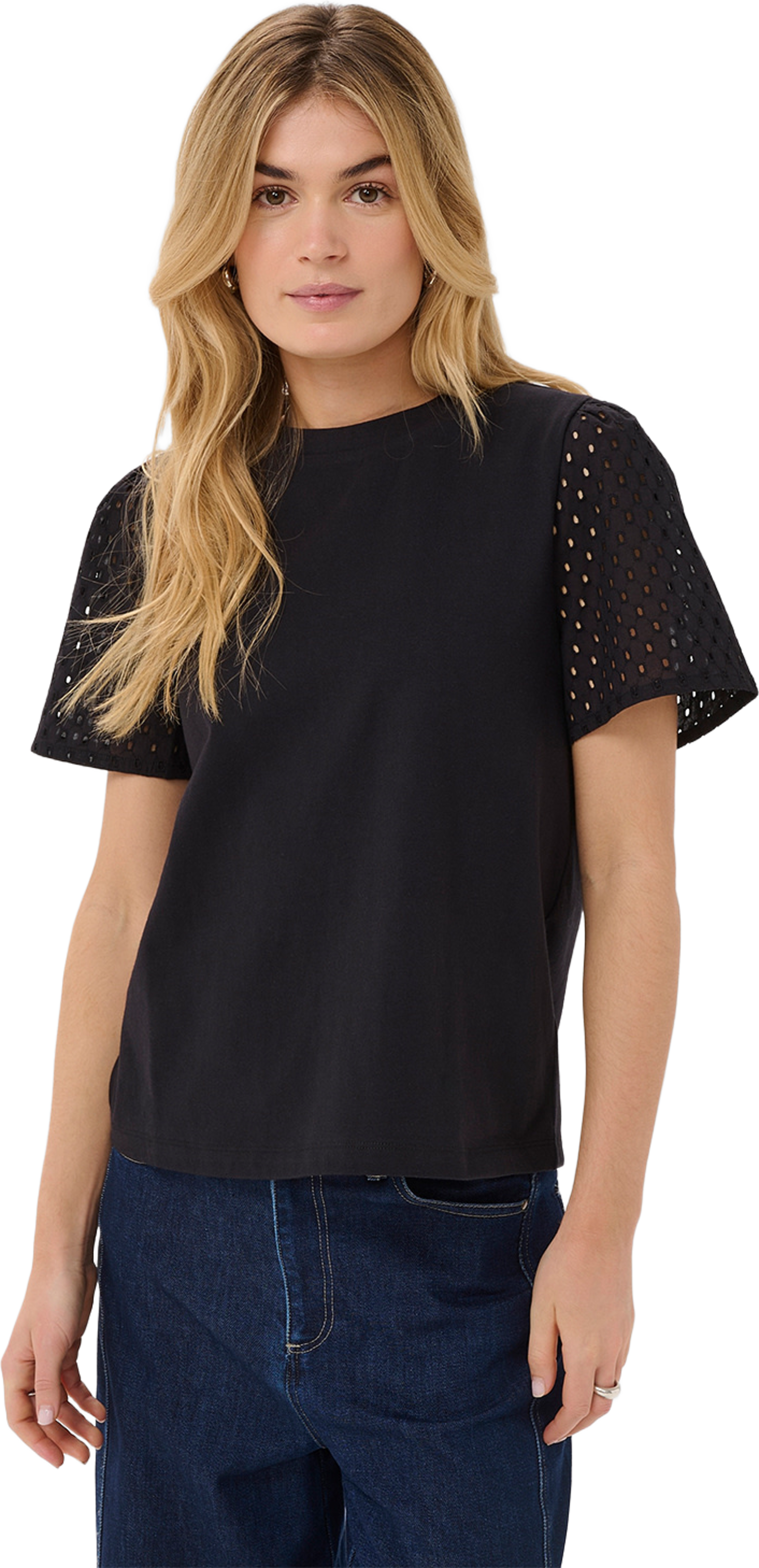 Plua Blouse, från Saint Tropez, i färgen Black. Klicka för att öppna bilden i stort format